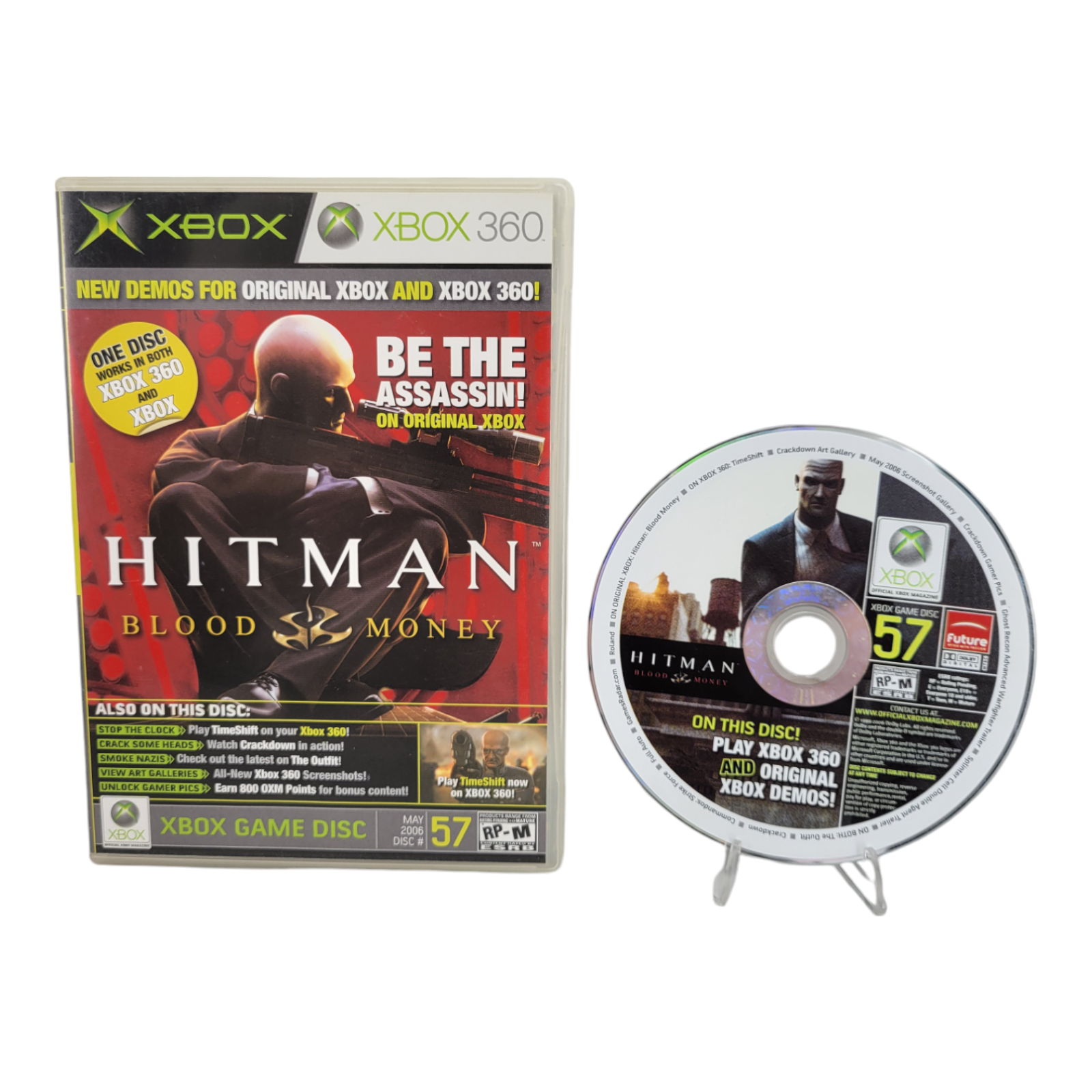 Xbox 360 Hitman Blood Money Demo Disc 57 Playable on Original Xbox