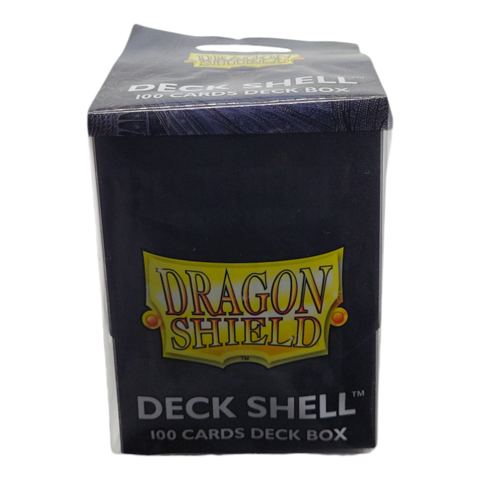 Dragon Shield Deck Shell Shadow Black Card Storage Box - Holds 100+ Cards