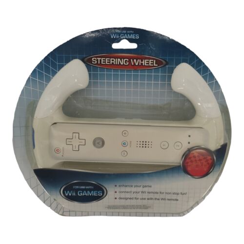 Wii Games Steering Wheel for Wii Video Games Remote Control Ages 3+