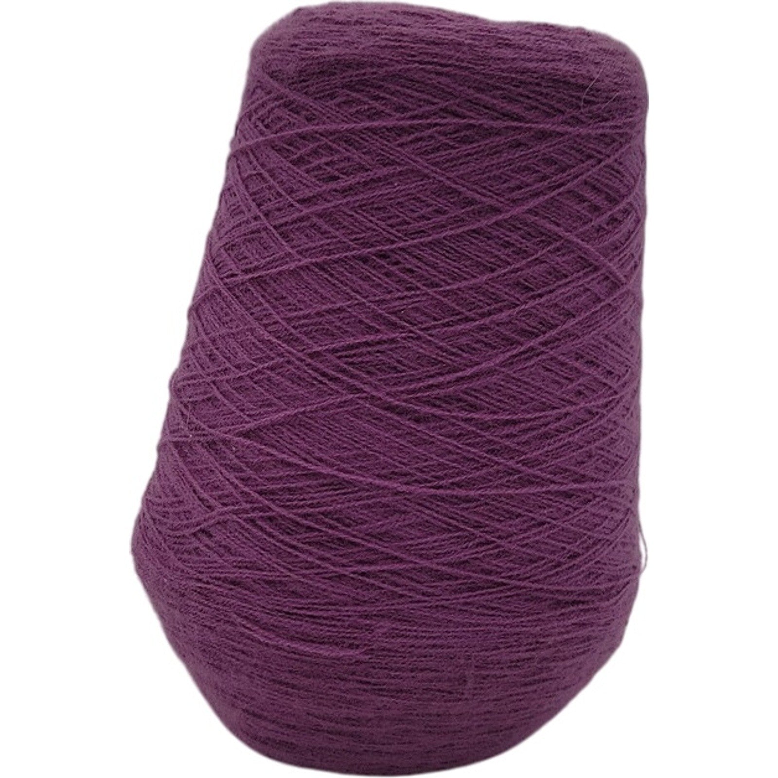 Vintage Phoenix Dye Works Grape Purple Knit Crochet Acrylic Cone Yarn 384721