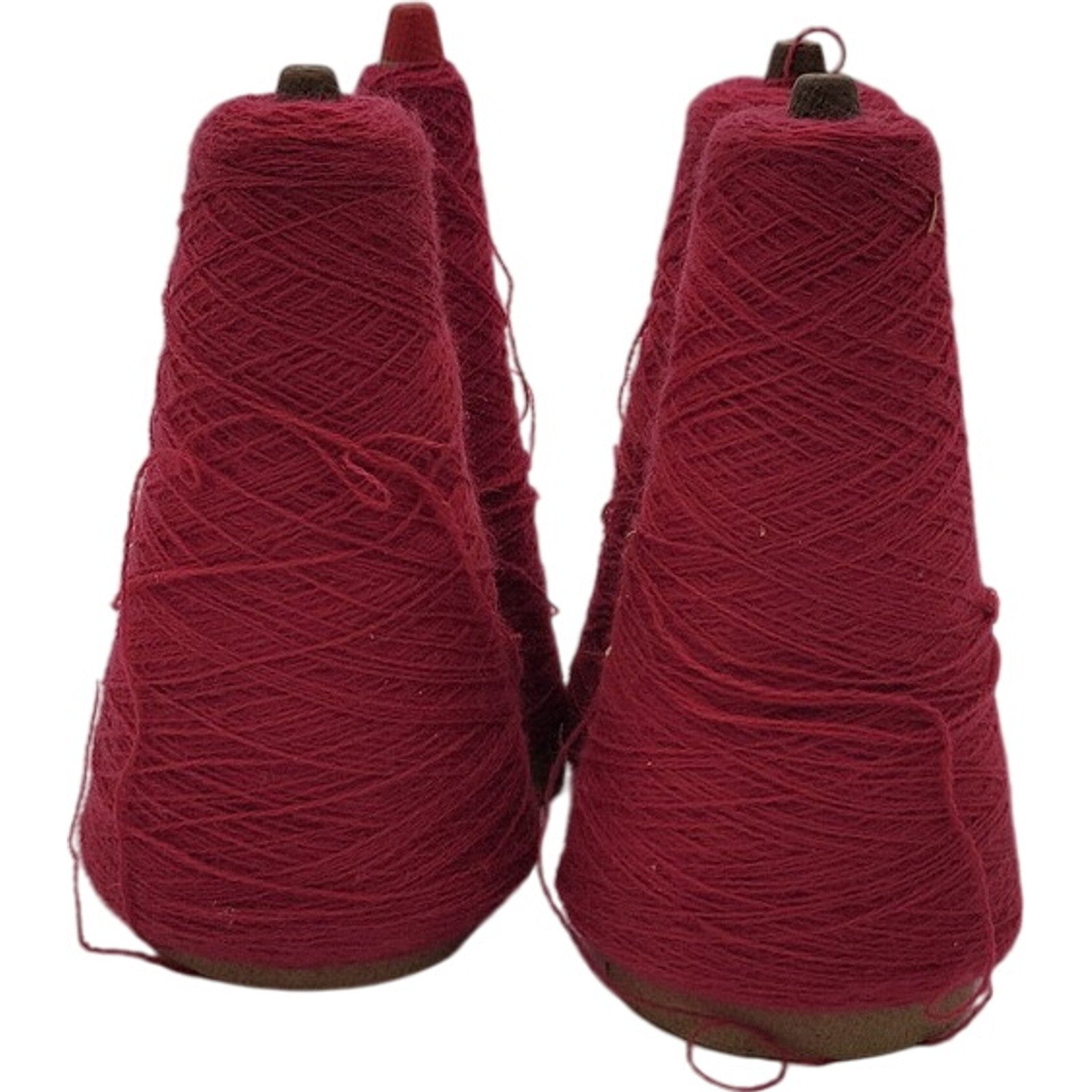 Vintage Templon 2/27 Raspberry 100% Creslan Acrylic Cone Yarn S-88953 Lot of 4