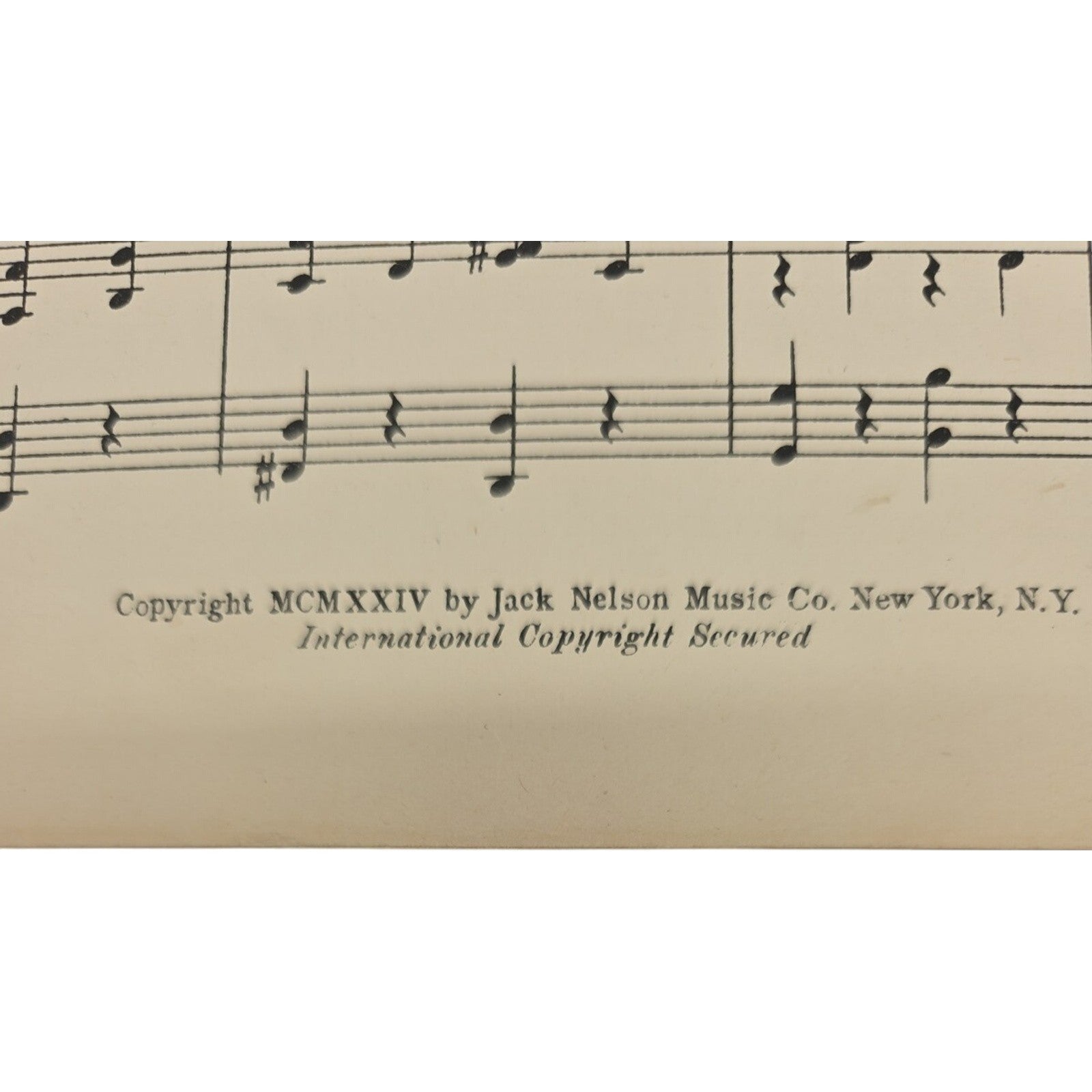 Vintage 1924 From One Till Two I Always Dream Of You Sheet Music