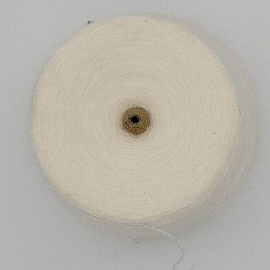 Vintage Spinnerin Bone Off White Acrylic Weaving Yarn Cone 2/24 Lot 20642
