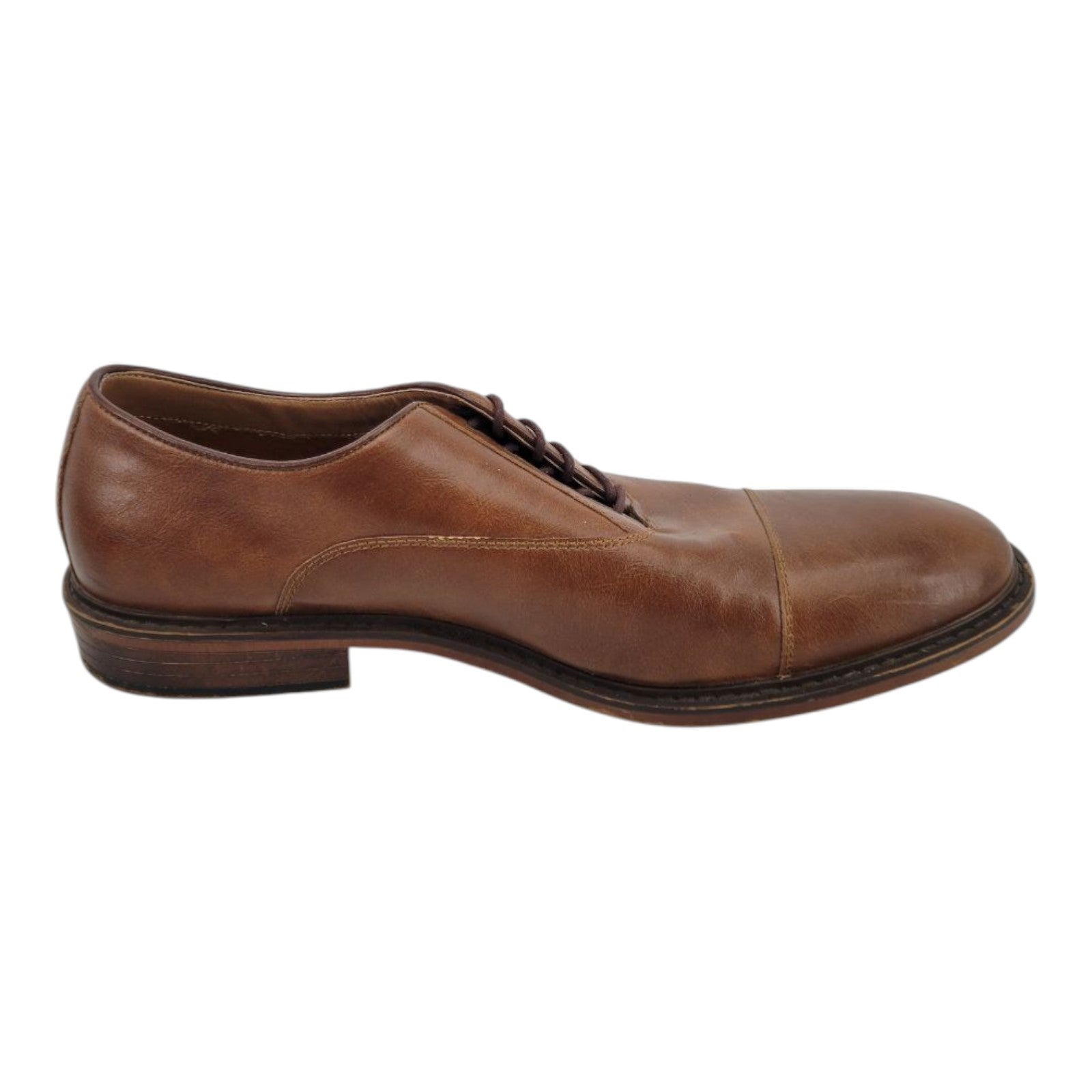 Goodfellow & Co Men's Cap Toe Oxford Dress Shoes Brown Size 12