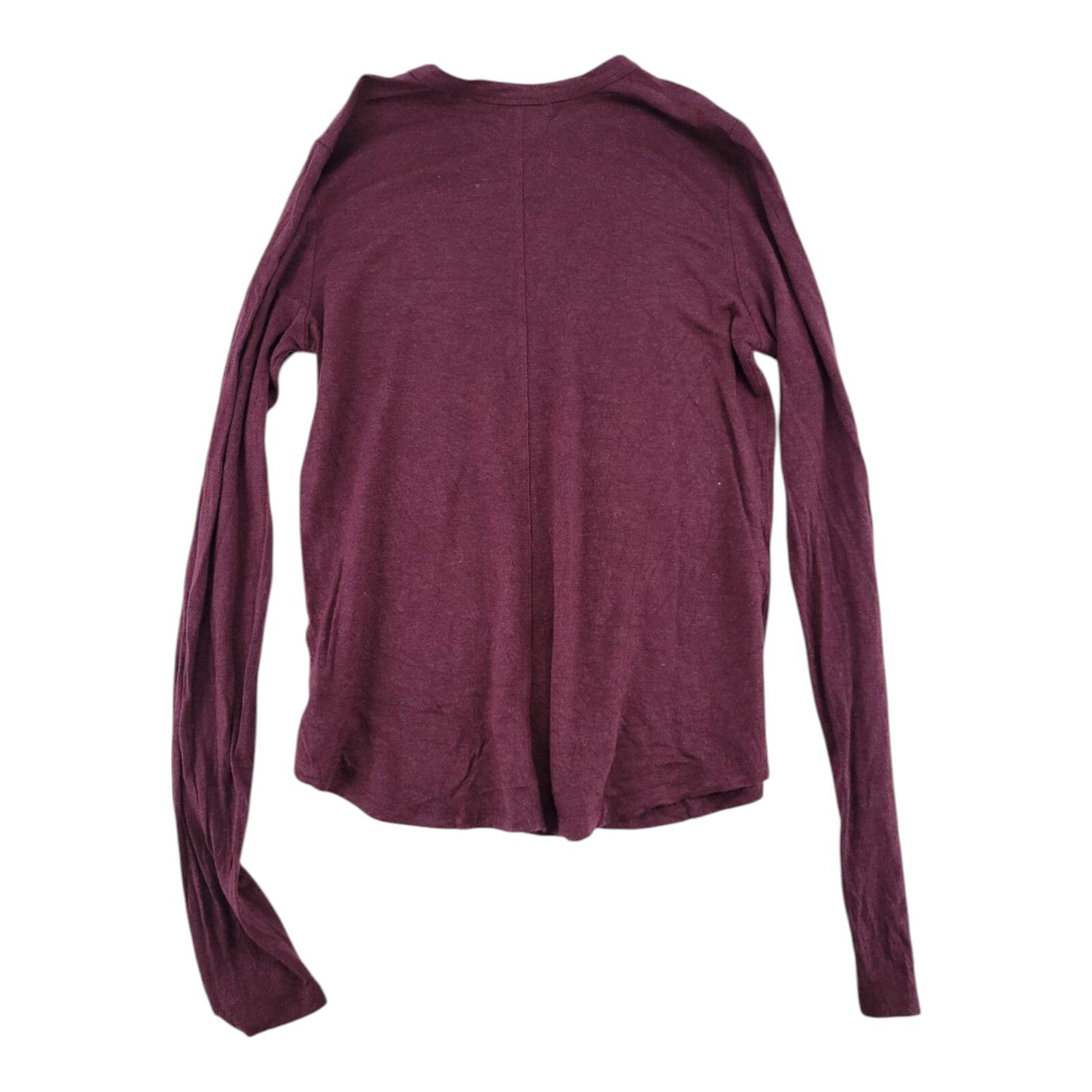 PrAna Long Sleeve Burgundy Lightweight Stretch Womens Top Size Small