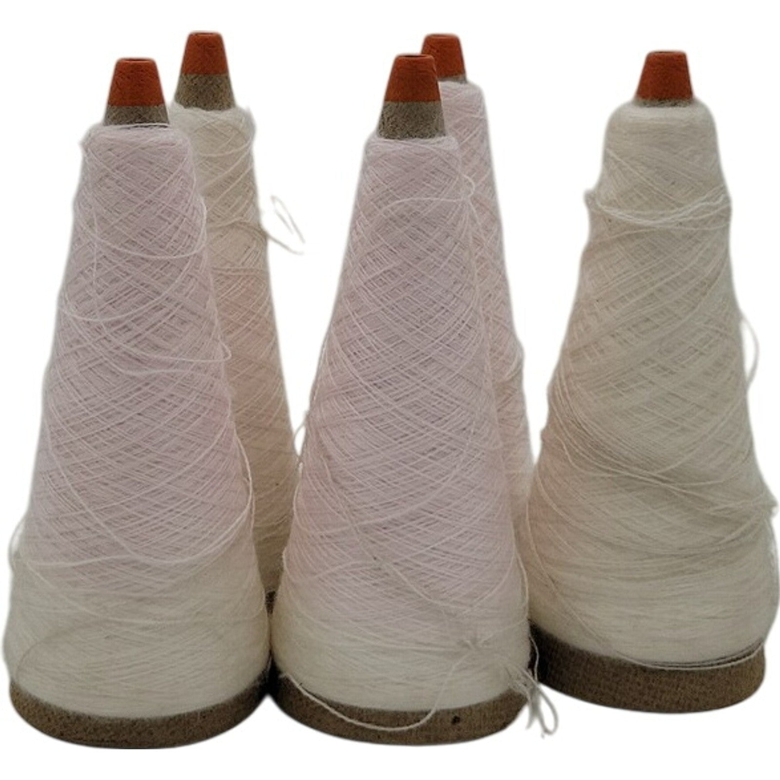 Vintage Pharr Yarns Orlon Acrylic Nomelle 2/29 Cone Yarn Lot of 5