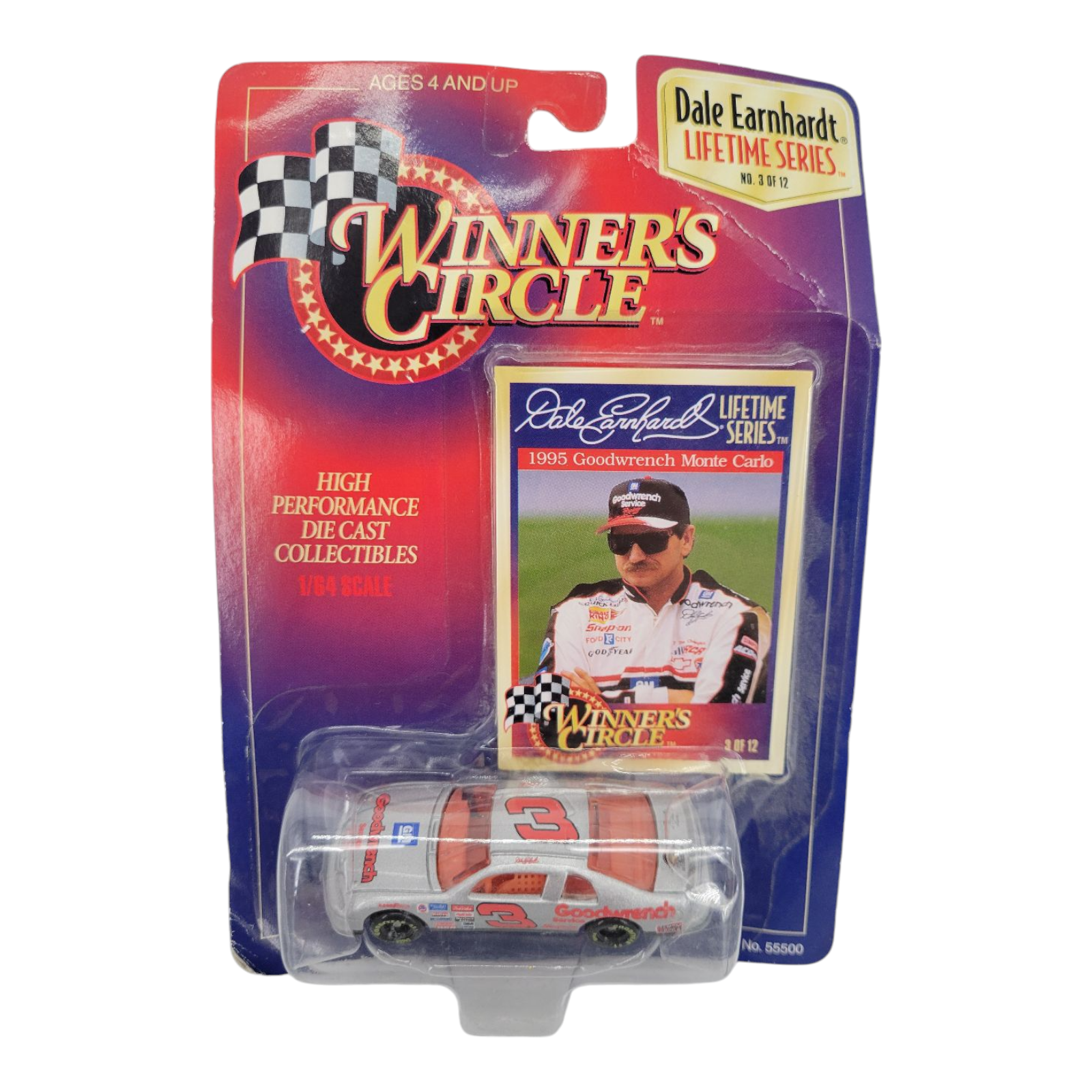 Winners Circle Dale Earnhardt Lifetime Series #3 1995 Goodwrench Monte Carlo