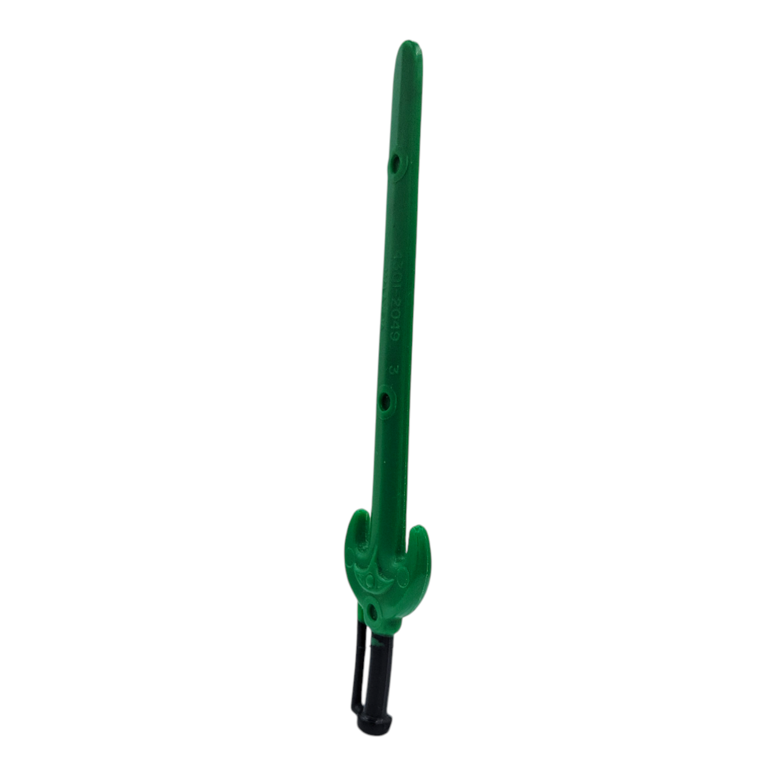 Vtg MOTU Tri Klops Sword Malaysia Triklops Clops Green Weapon Accessory Part