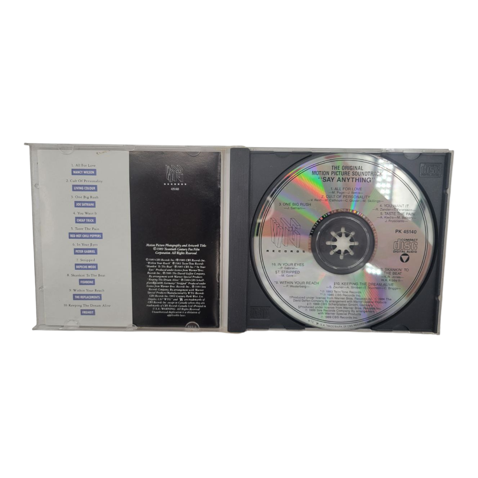 Sliver City of Angels Say Anything Movie Soundtracks 3 CD Music Bundle