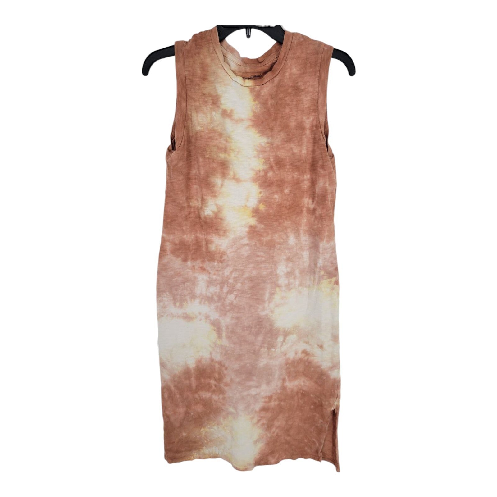 Universal Thread Tie Dye Sleeveless Midi Dress Side Slits Womens Size Small
