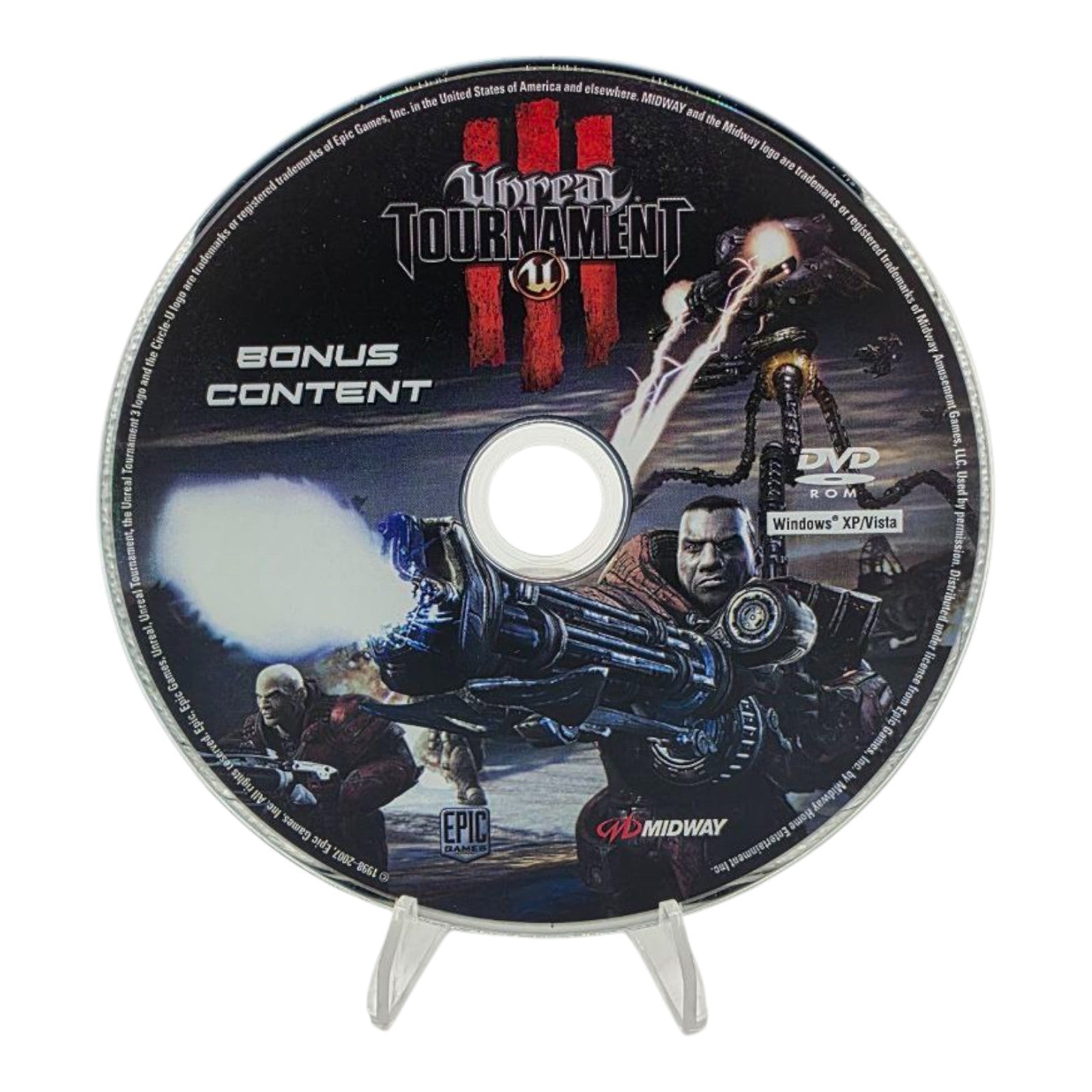 Unreal Tournament III Collectors Edition PC DVD 2 Disc Bonus Tin Case 2007