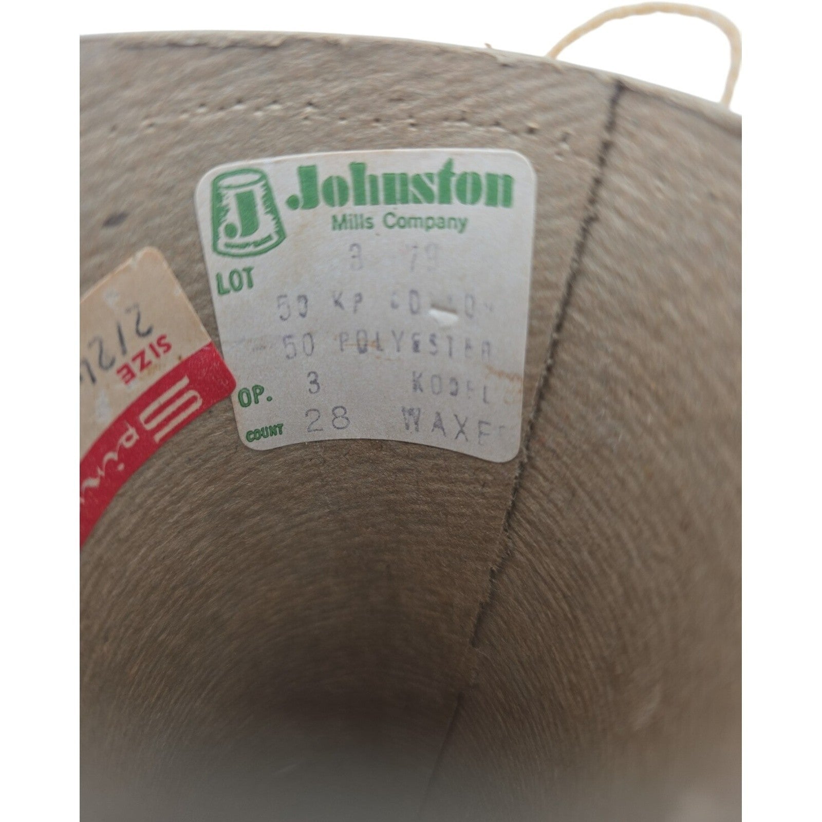 Vintage Spinnerin 2/24 Acrylic Cone Yarn Camel 25388