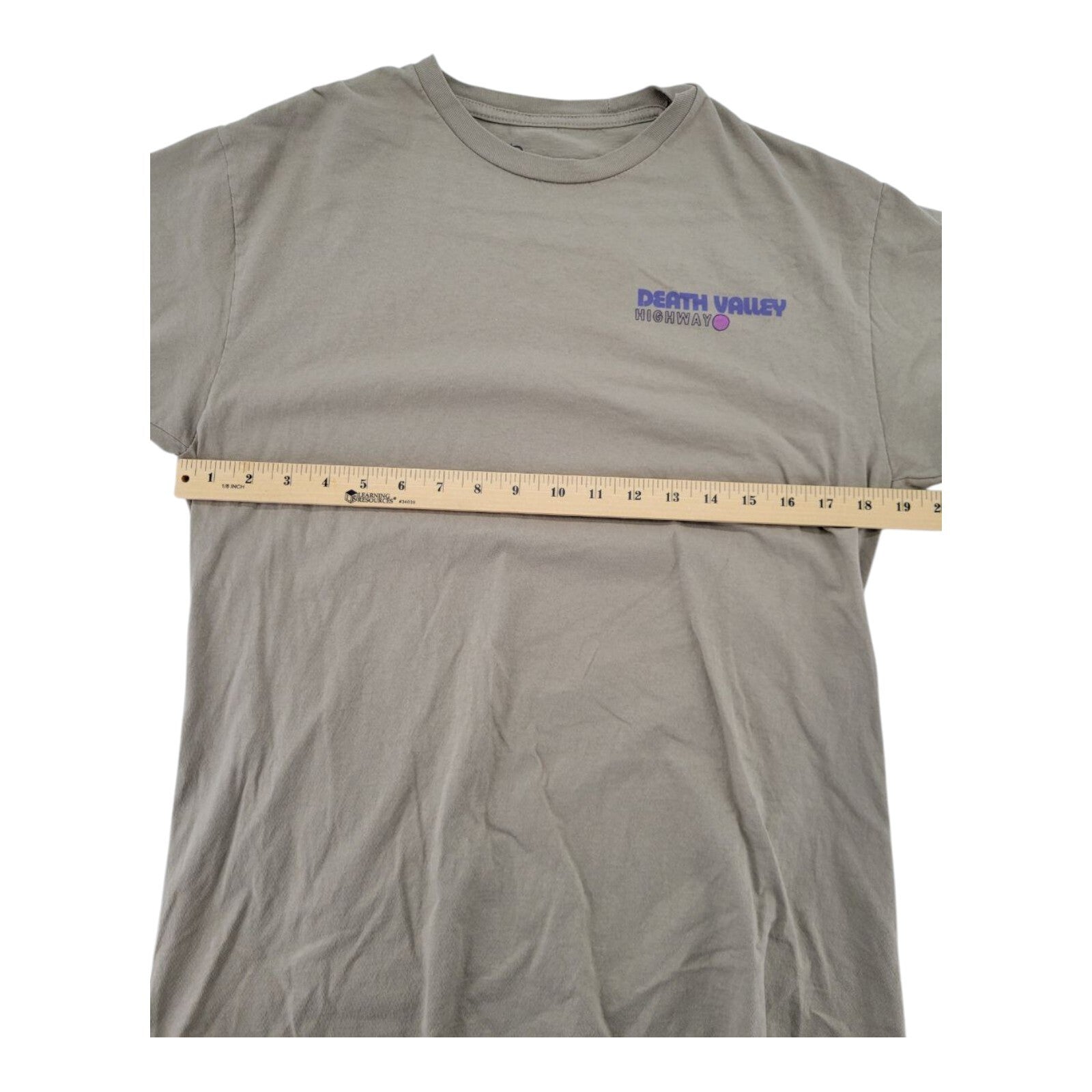 Bowery Supply Co Death Valley Highway Graphic Tan T-Shirt Mens Medium