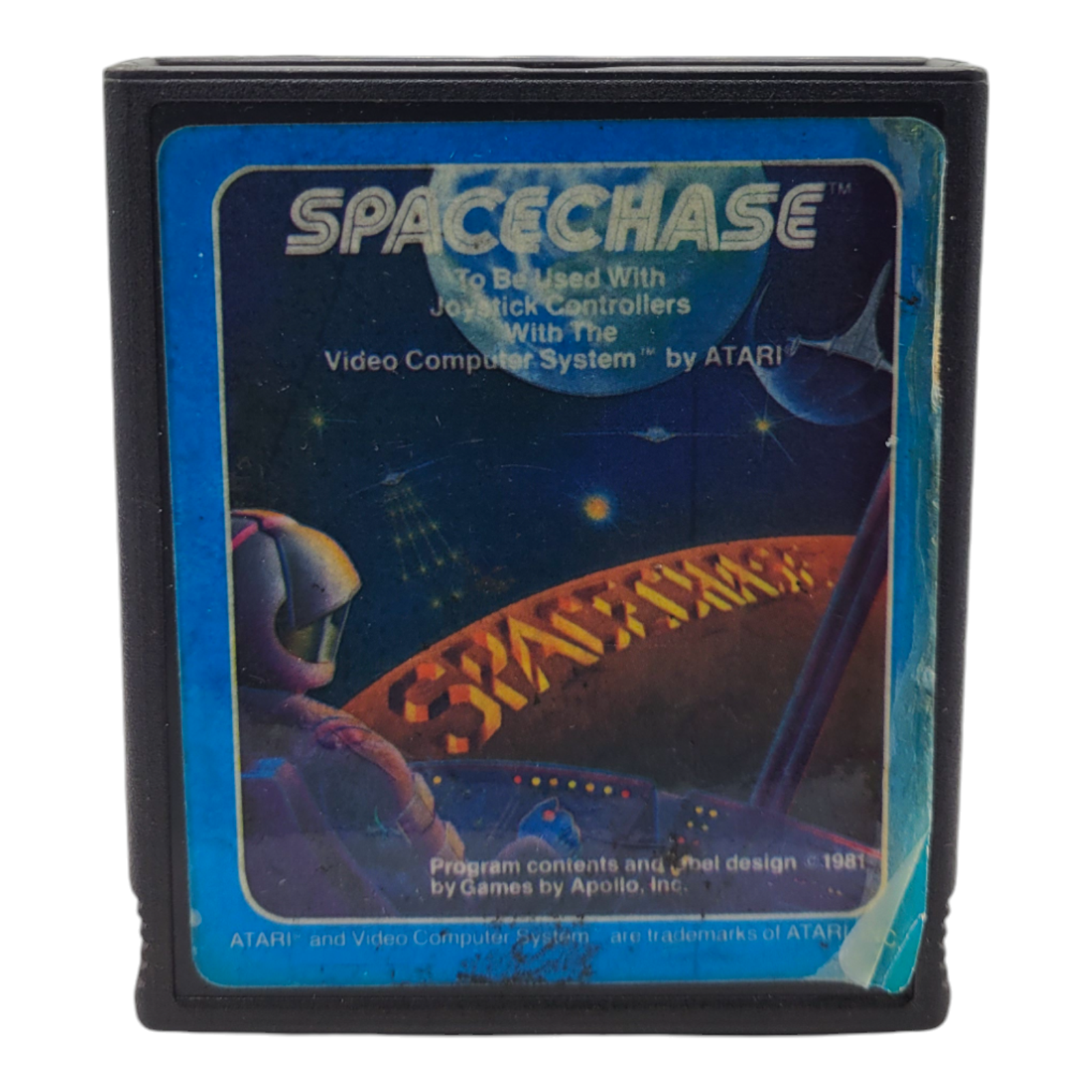 Atari 2600 Games by Apollo Spacechase Vintage Game Cartridge 1981