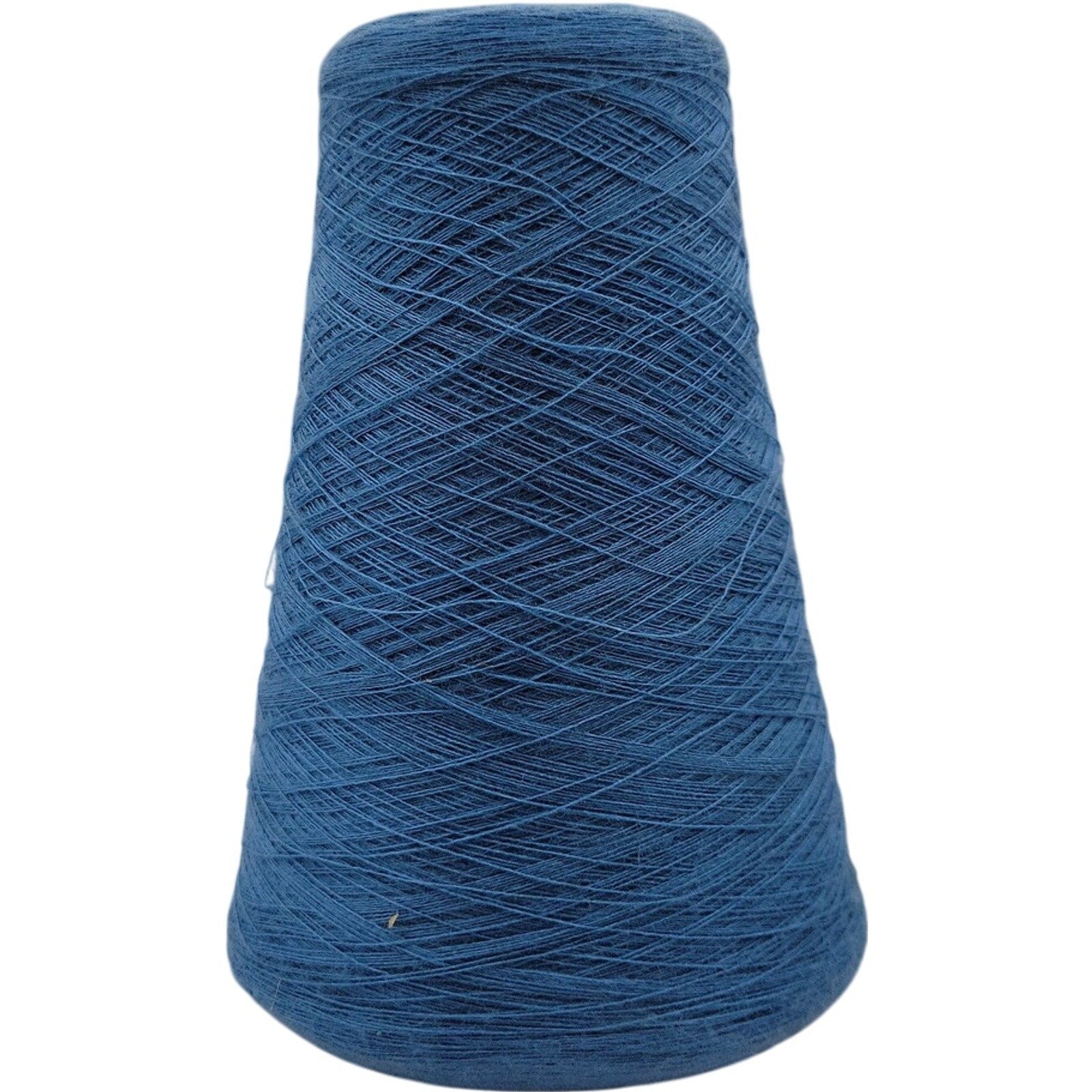Vintage Phoenix Dye Works Med Navy Blue 1/24 Acrylic Chempun Weaving Yarn Cone