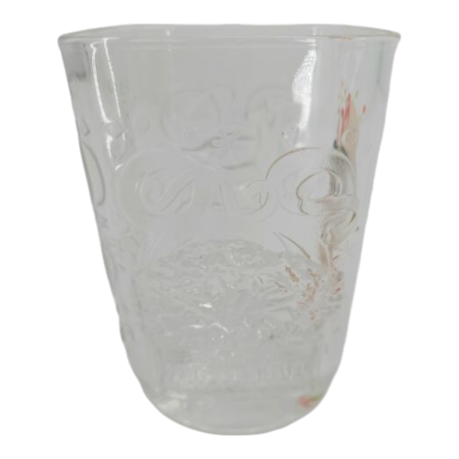 Walt Disney World Commerative 2000 Mickey Mouse Wizard Epcot Center Square Glass