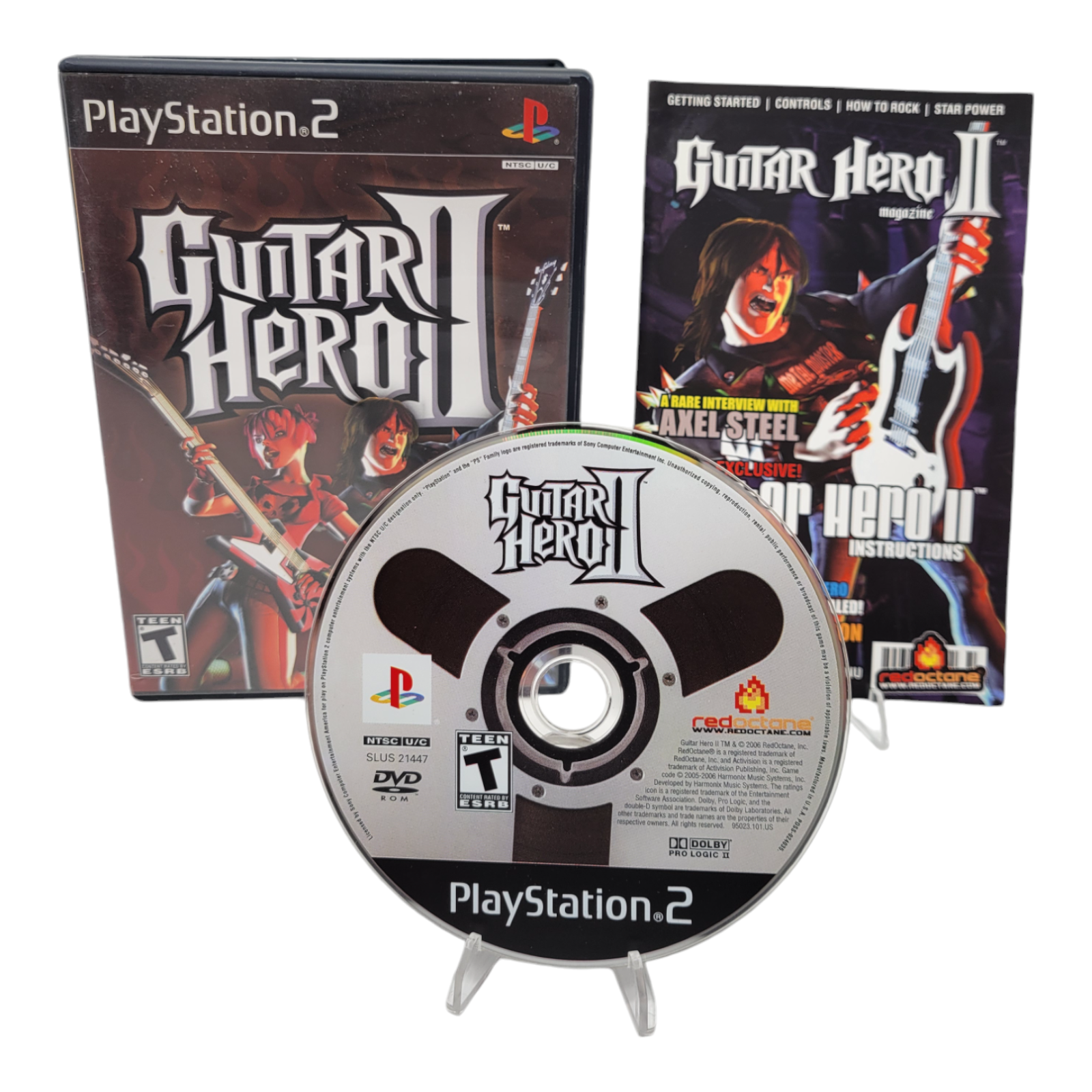 Guitar Hero II Sony PlayStation 2 PS2 Complete with Manual and Case 2006