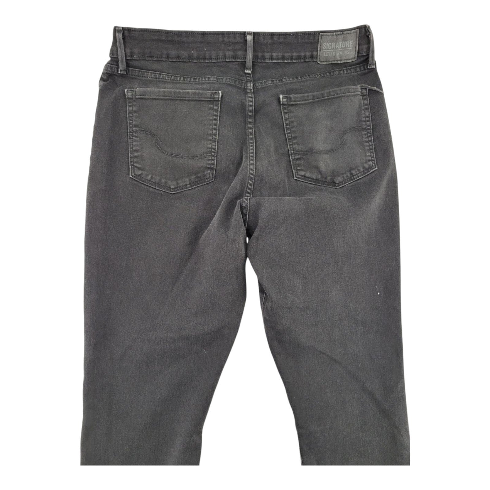 Signature by Levi Strauss Black Skinny Jeans Mens Mid Rise Stretch Size 33x30