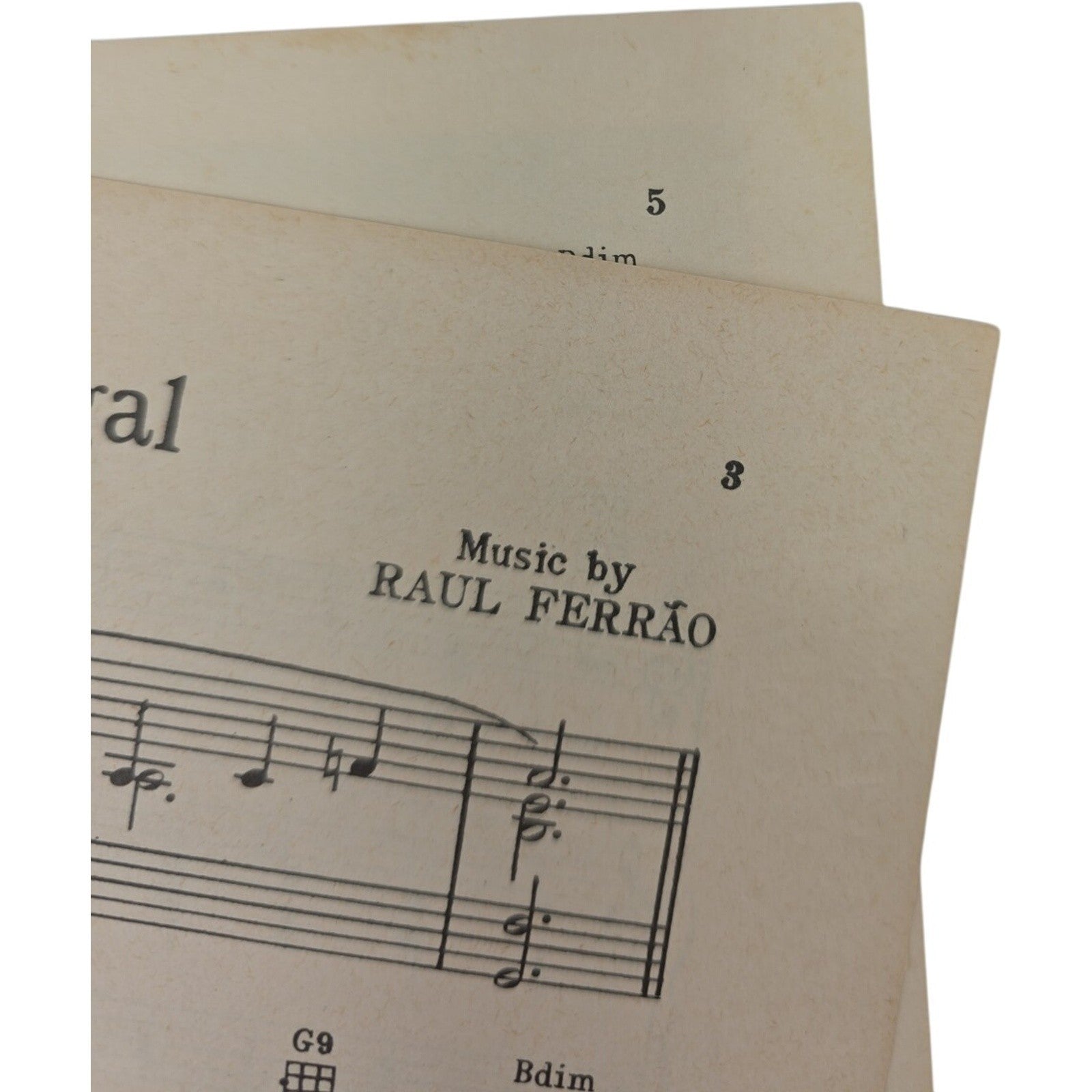 Vintage Sheet Music April In Portugal Raul Ferrao 1947 1953 Vic Damone