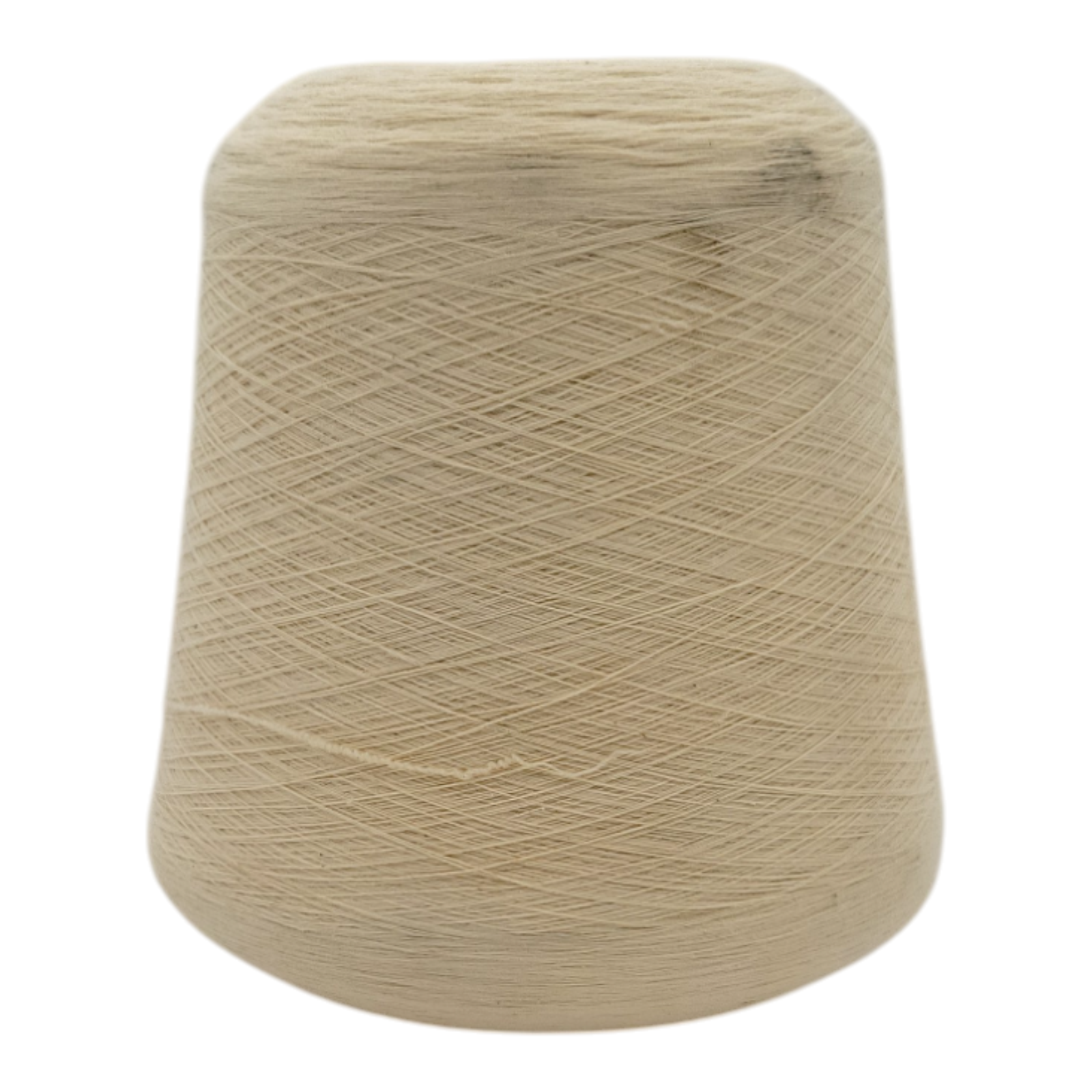 20/1 Beige CF & 70 Denier Lycra Yarn Cone Lot #1324