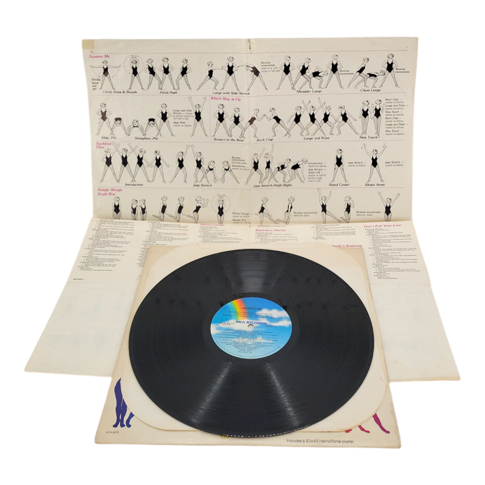 1981 Jazzercise by Judi Sheppard Missett Vinyl LP MCA Records Collectible