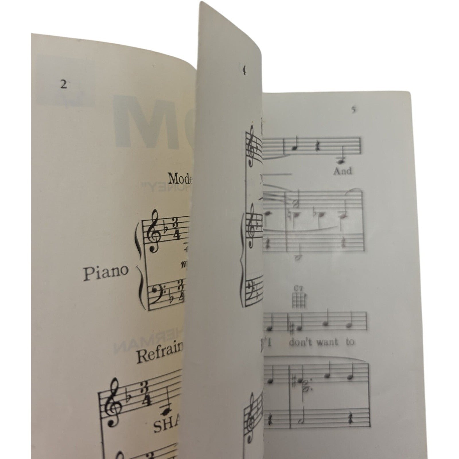 1961 Shalom from the Broadway Musical Milk and Honey Vintage Sheet Music