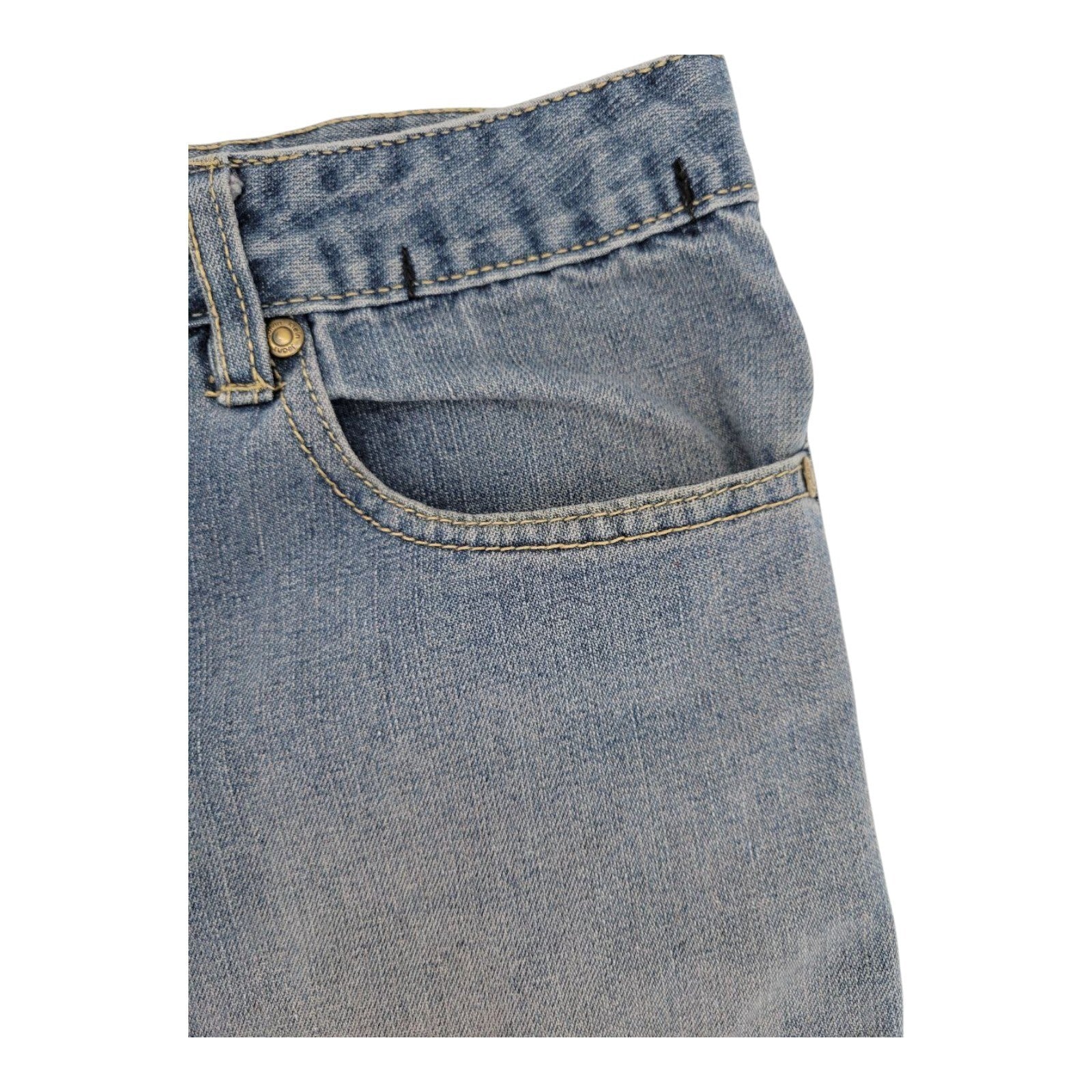 Calvin Klein Womens Blue Denim Bermuda Shorts Size 20