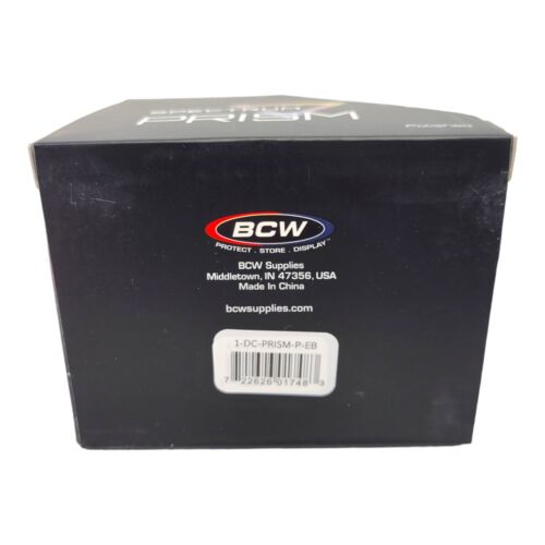 BCW Spectrum Deck Case Prism Electric Blue Polished Holds 100 Cards