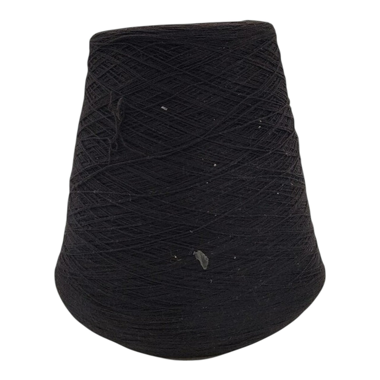 Vintage Acrylic Yarn Black Heather 2/24 Unbranded