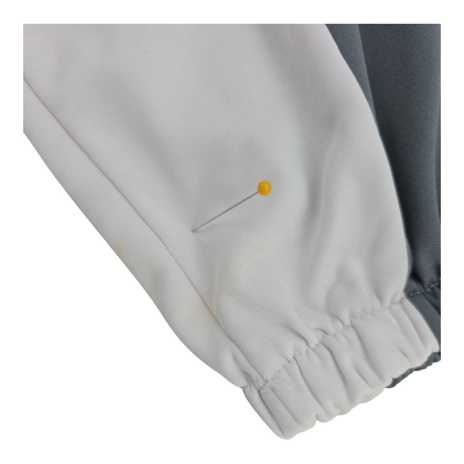 Vintage United States Olympic Committee Full Zip White Gray Jacket Size Large