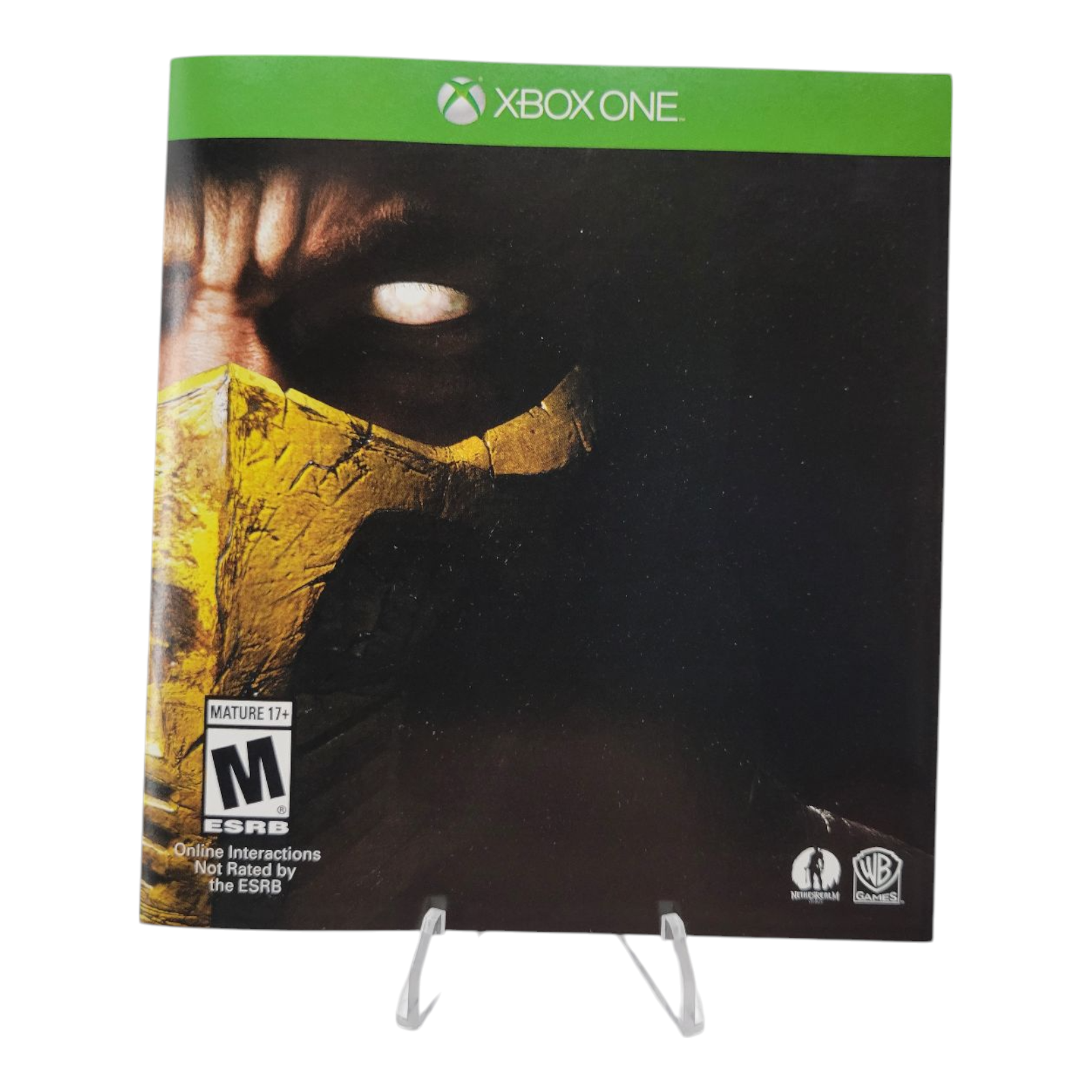 Warner Bros Mortal Kombat X Xbox One 2015 Case Manual Disc