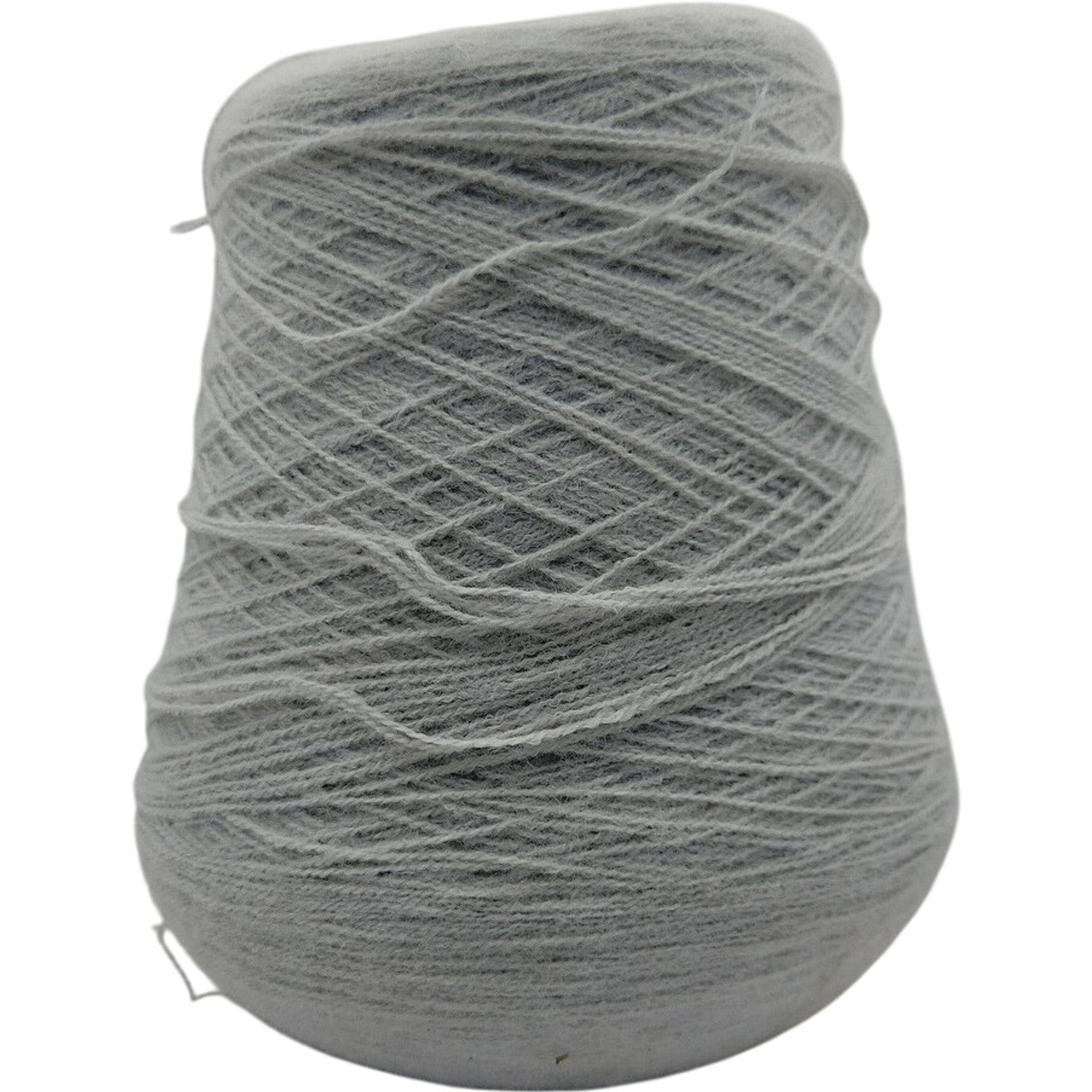 Vintage Templon 2/24 Grey Heather Cone Yarn Weaving Knitting S-83356