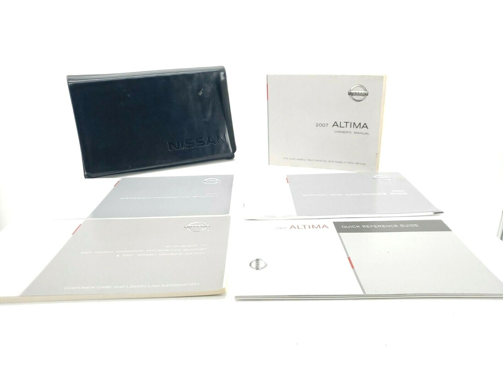 2007 Nissan Altima Owners Manual with Service and Maintenance Guide