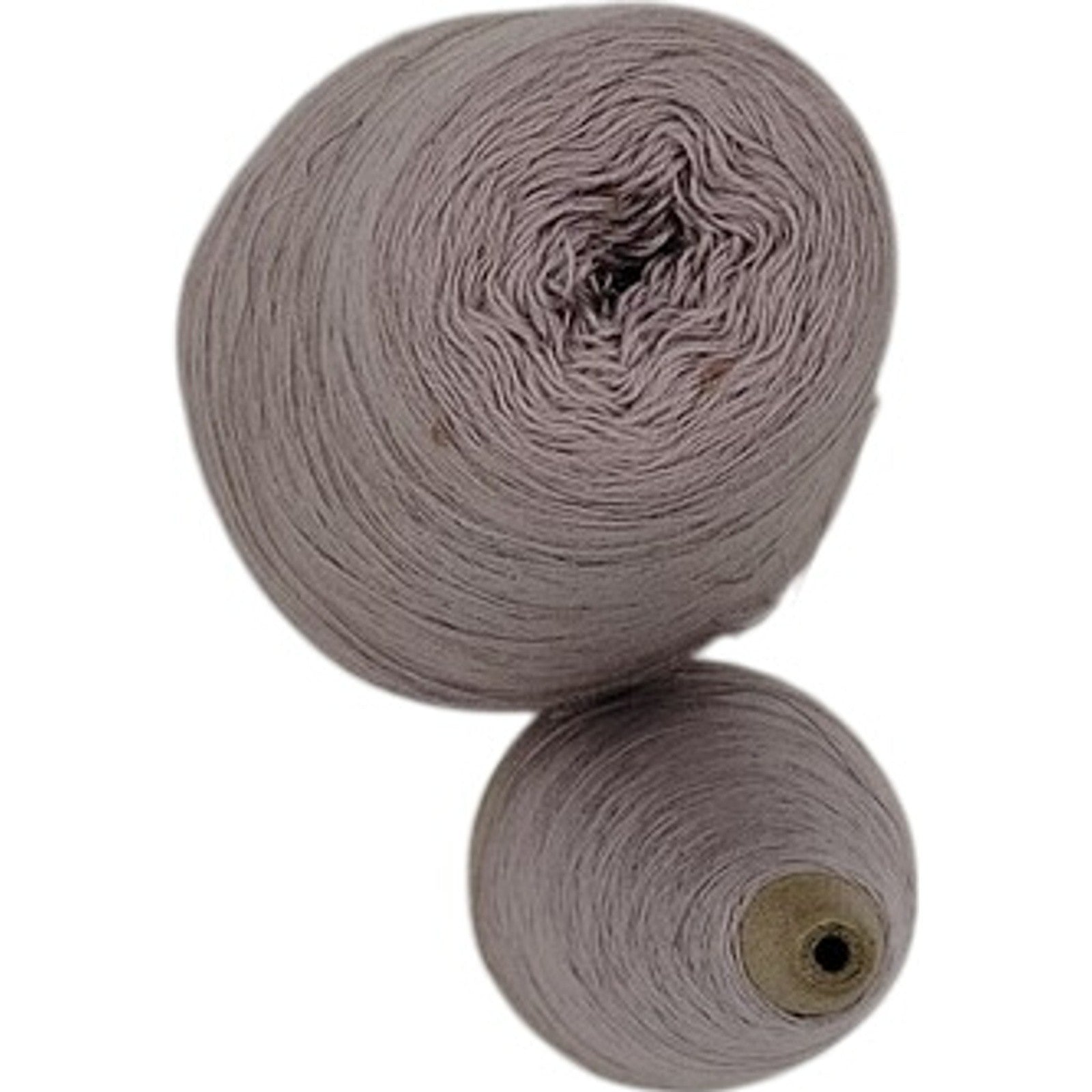 Vintage 1980s Pisgah Yarn 2/24 LT Gray 13613 Acrylic Yarn Cones Lot of 2