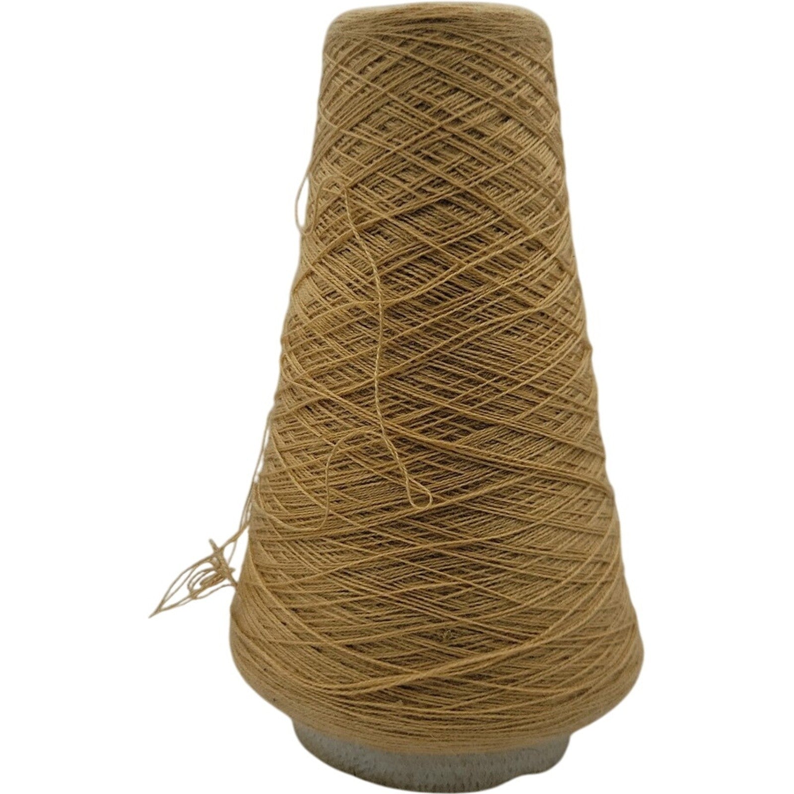 Vintage Pisgah Yarn 2/24 Honey 61-L Acrylic Weaving Knitting Yarn Cone Lot 7036