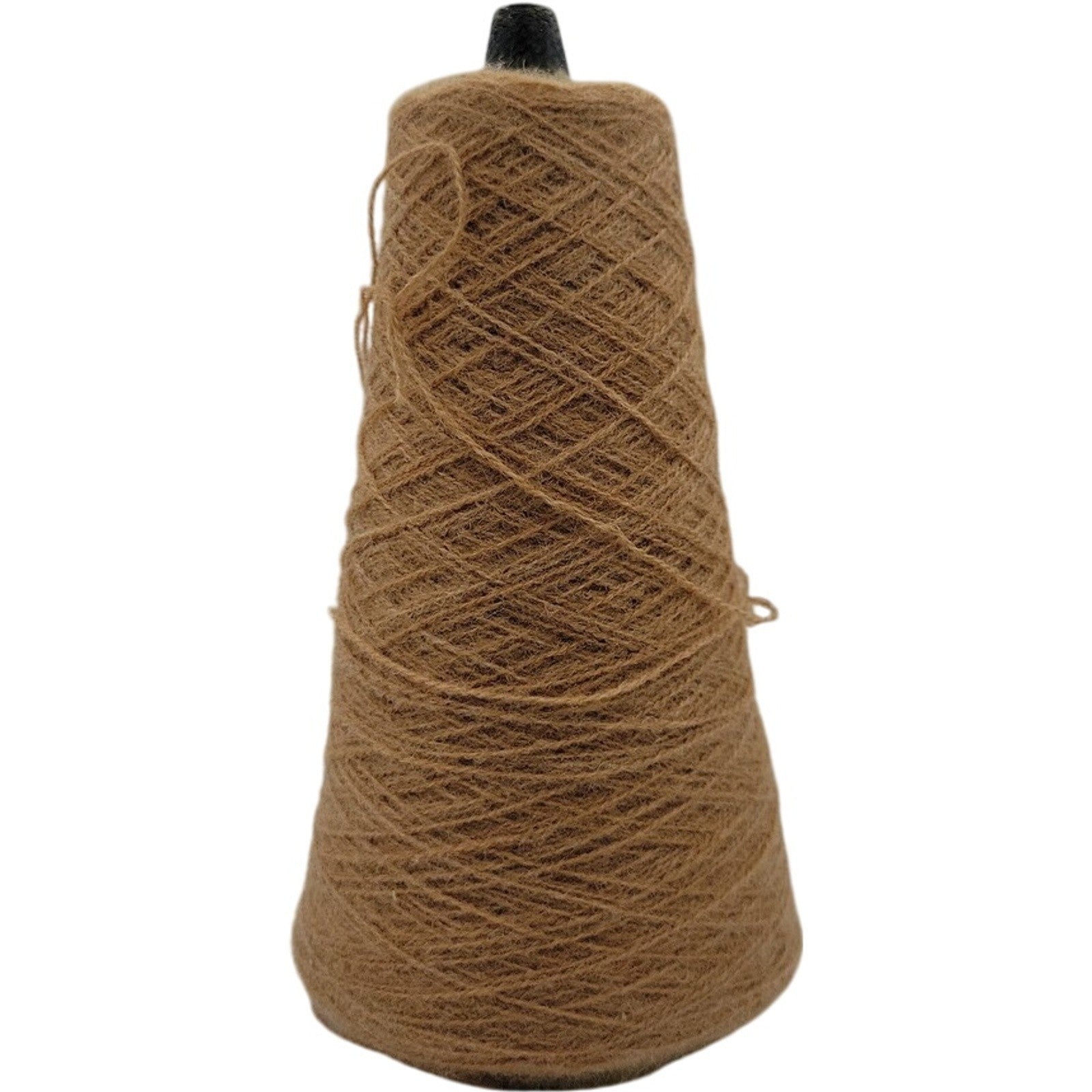 Vintage Templon Sandalwood 2/24 Wool Blend 70/30 Weaving Knitting Cone Yarn