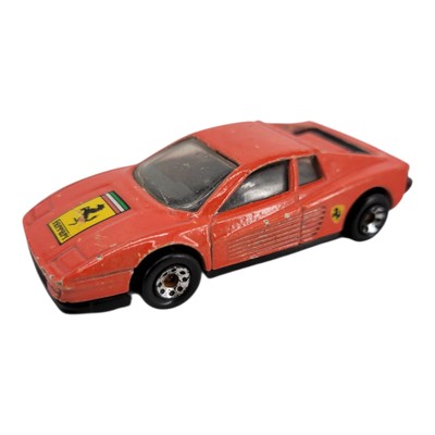 1986 Matchbox Red Ferrari Testarossa and 1981 Matchbox Ferrari 308 GTB