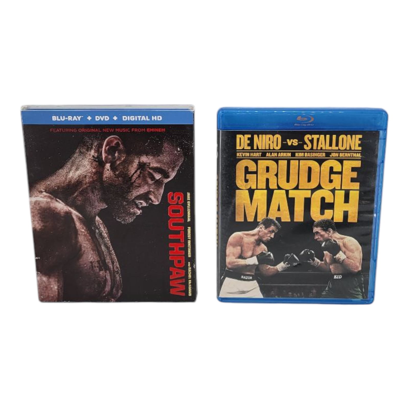 Southpaw and Grudge Match Blu-ray Sports Drama Movie Bundle