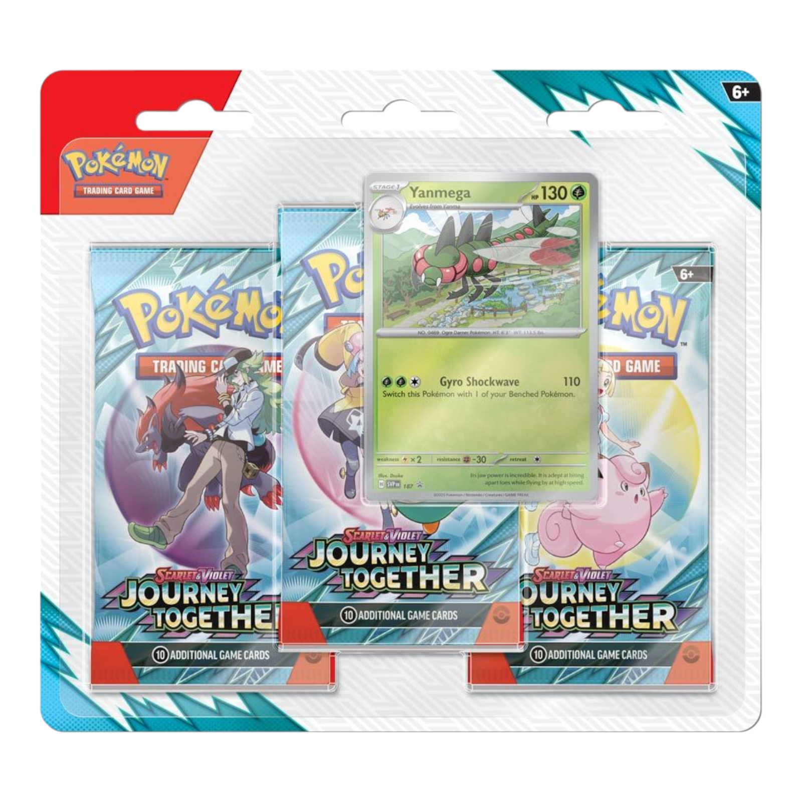 Pokémon TCG Scarlet & Violet Journey Together 3 Booster Blister Pack