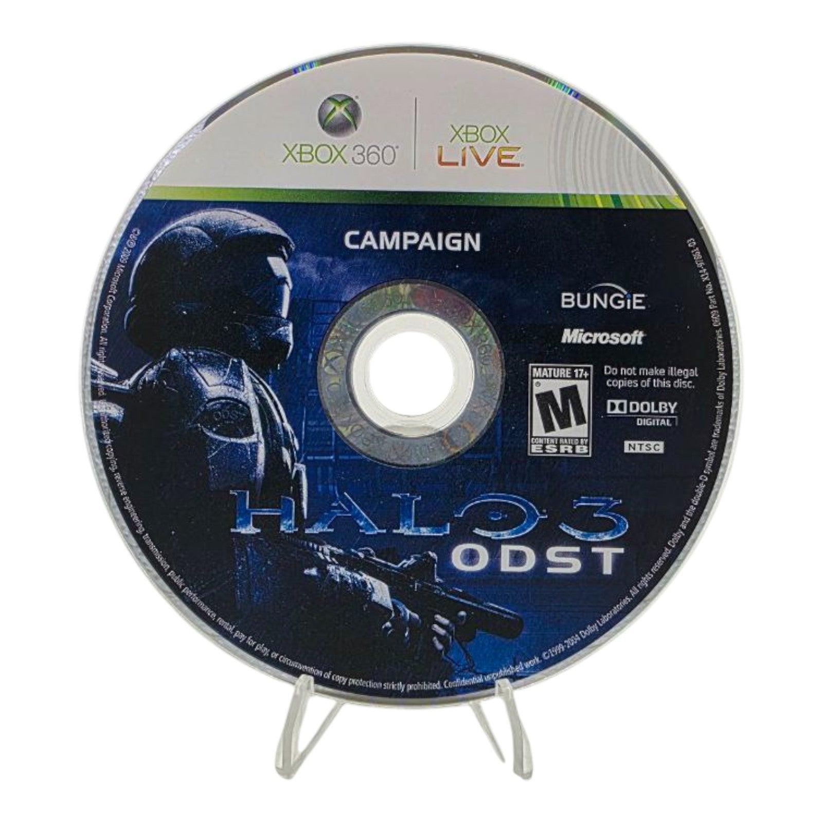 Halo 3: ODST Xbox 360 2009 Complete CIB w/ Manual & 2 Discs Microsoft