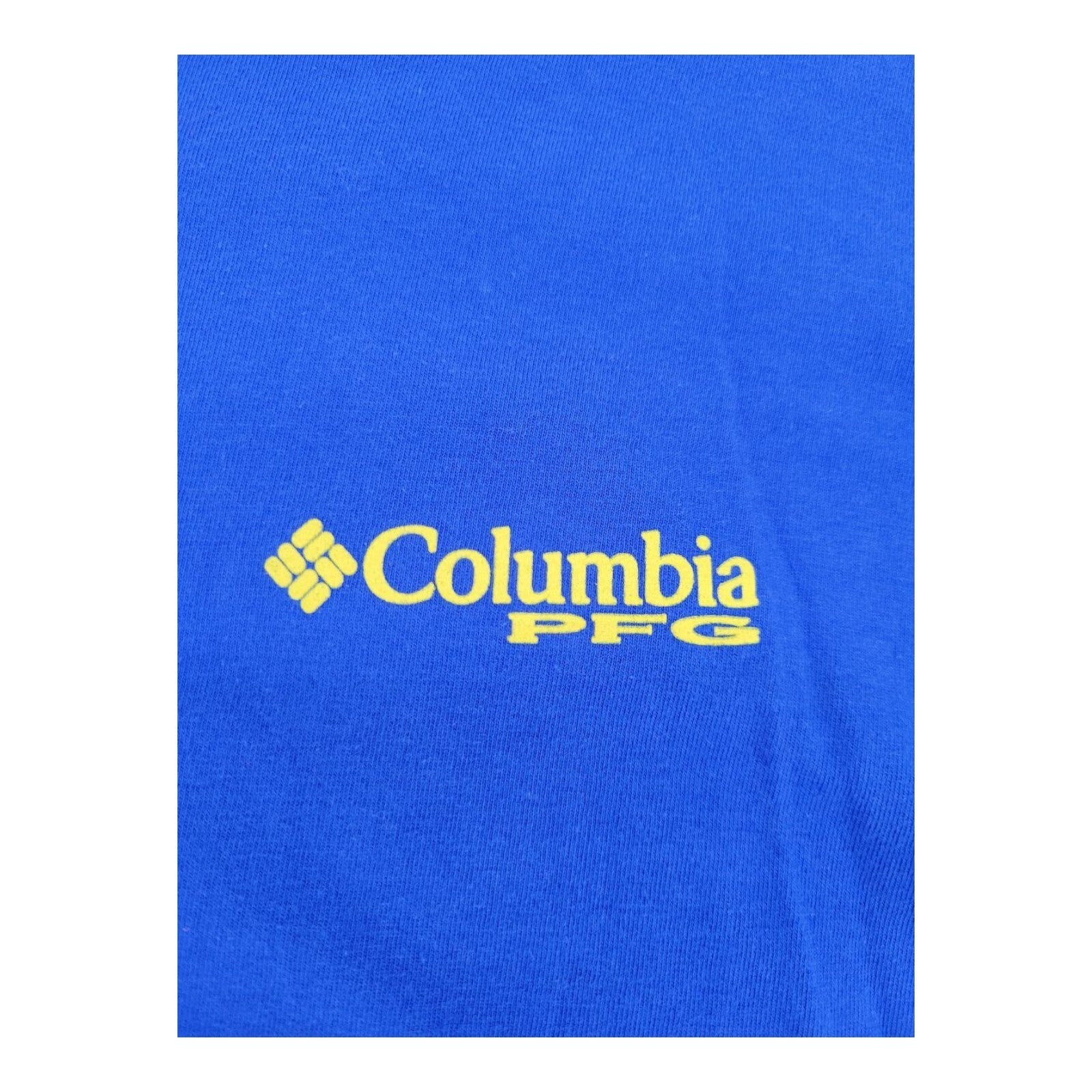 Columbia PFG Dog Performance Fishing Gear Mens Blue Graphic T-Shirt XXL