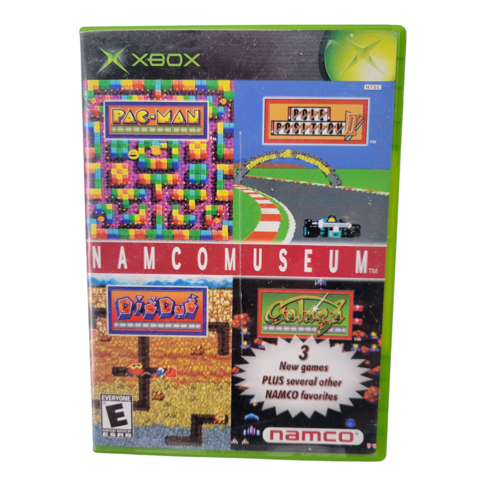 Namco Museum Xbox 2001 Classic Arcade Game Collection with Manual and Case