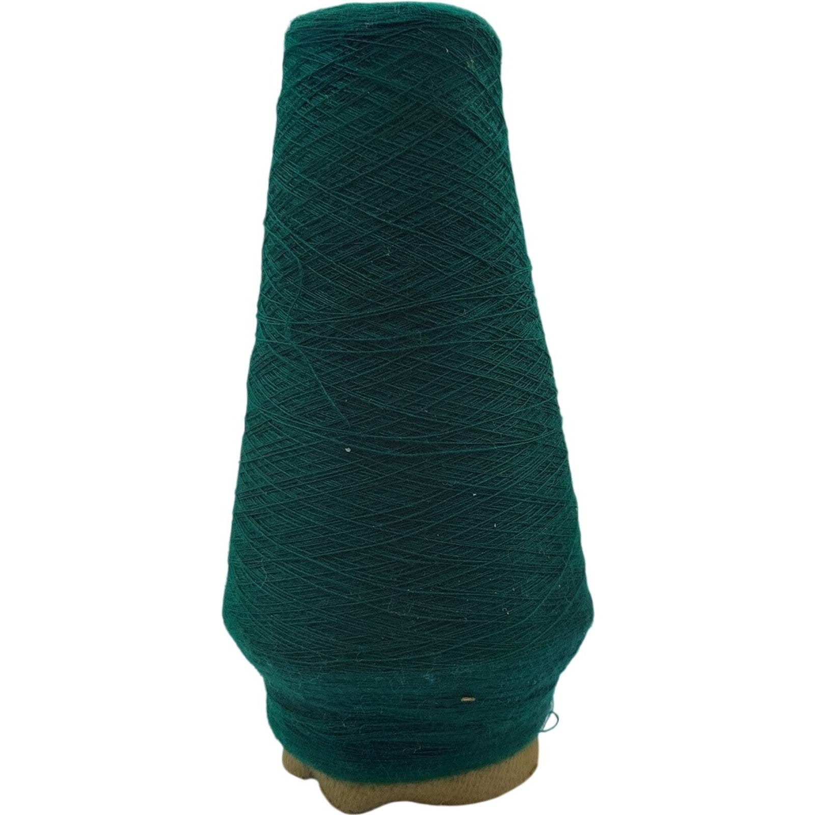 Vintage Phoenix Dye Works Pine Green Chemspun 1/24 Weaving knitting Cone Yarn