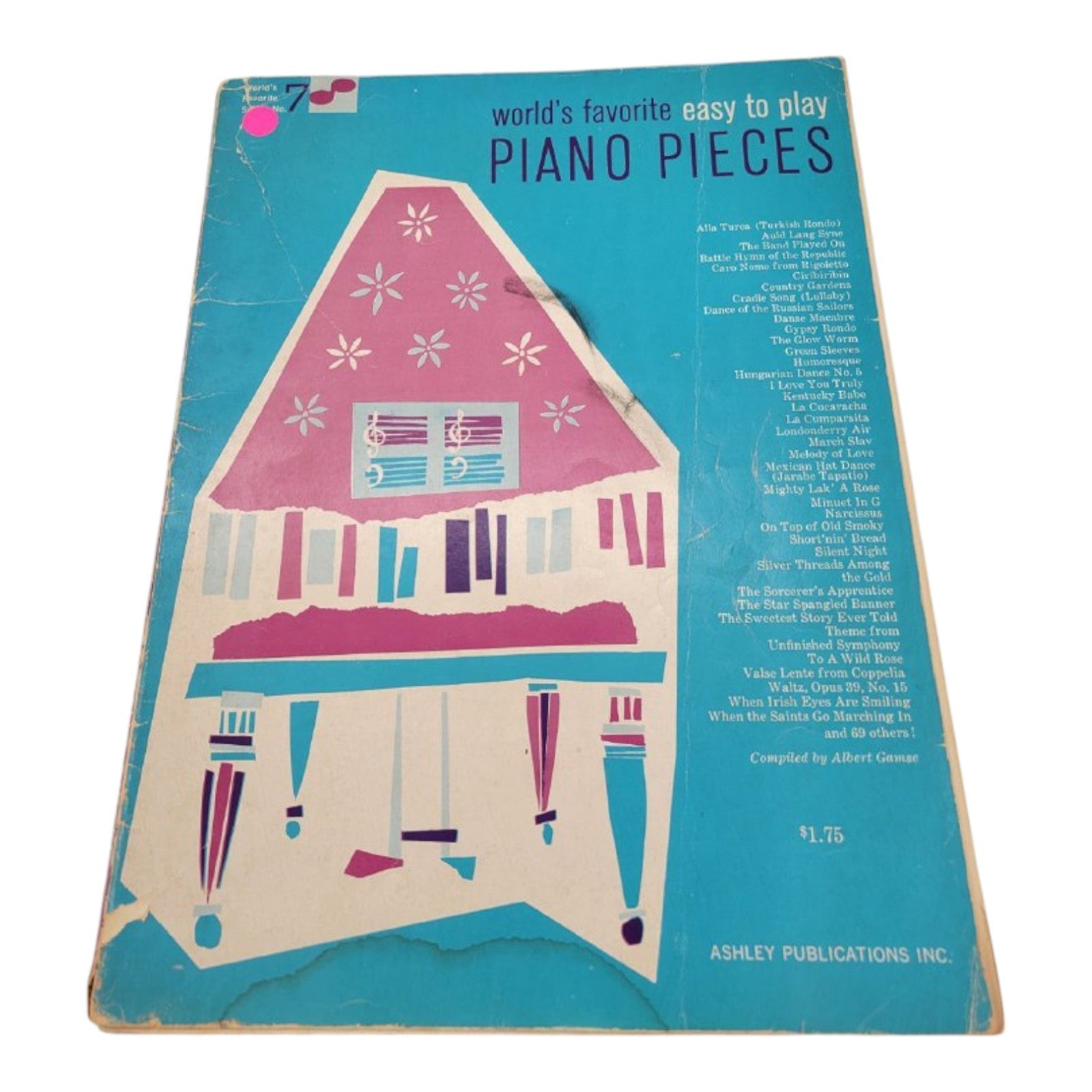Worlds Favorite Easy To Play Piano Pieces Book Series 7 Ashley Publications 1960