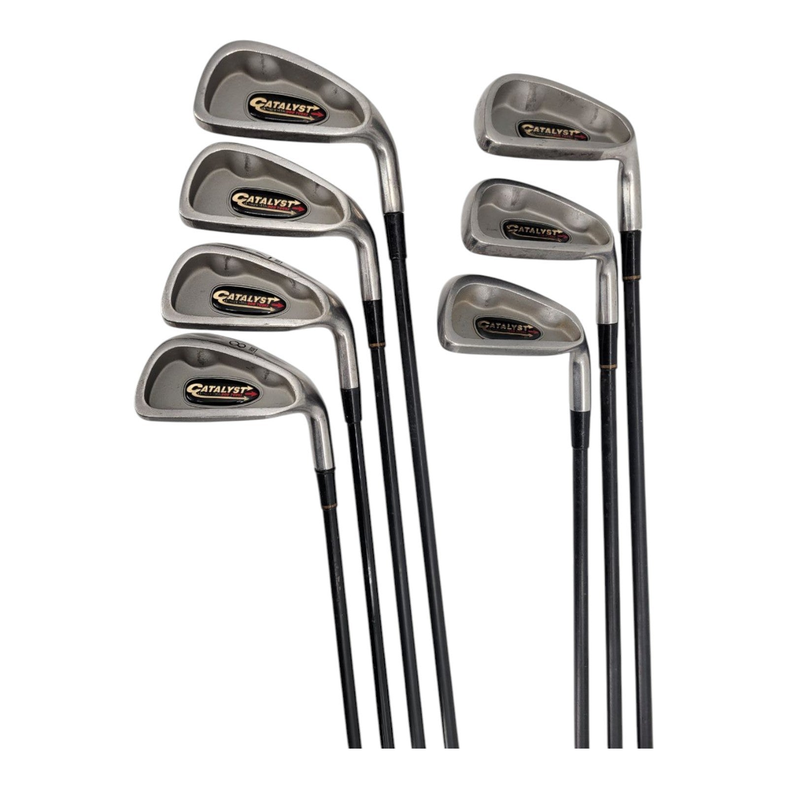 Bob Toski Catalyst Irons Set 5-9 PW SW RH Mens Graphite Shafts Stamped Grips