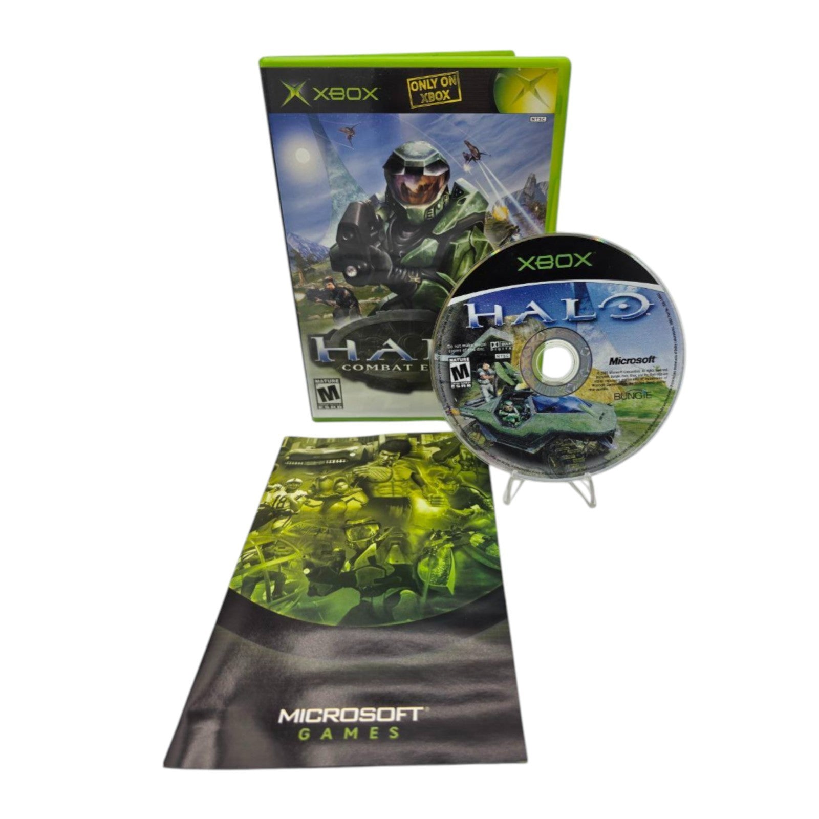 Halo Combat Evolved Xbox Original Complete Tested 2001 No Manual