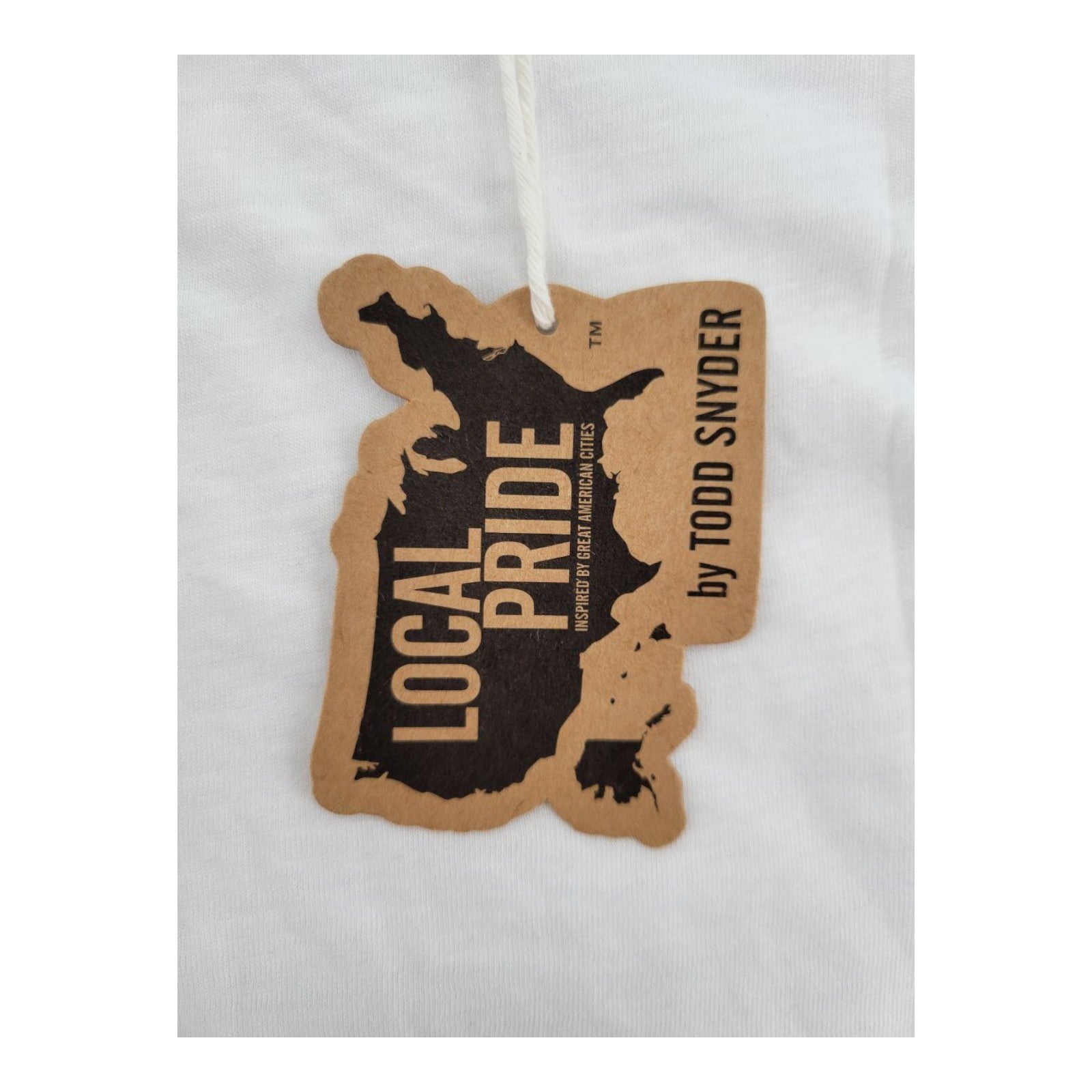 Local Pride Todd Snyder DA BEST Raglan Tee XL Navy White 3/4 Sleeve USA