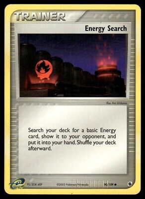 Pokemon 2003 EX Ruby Sapphire Energy Search Null Common #90 Lightly Played