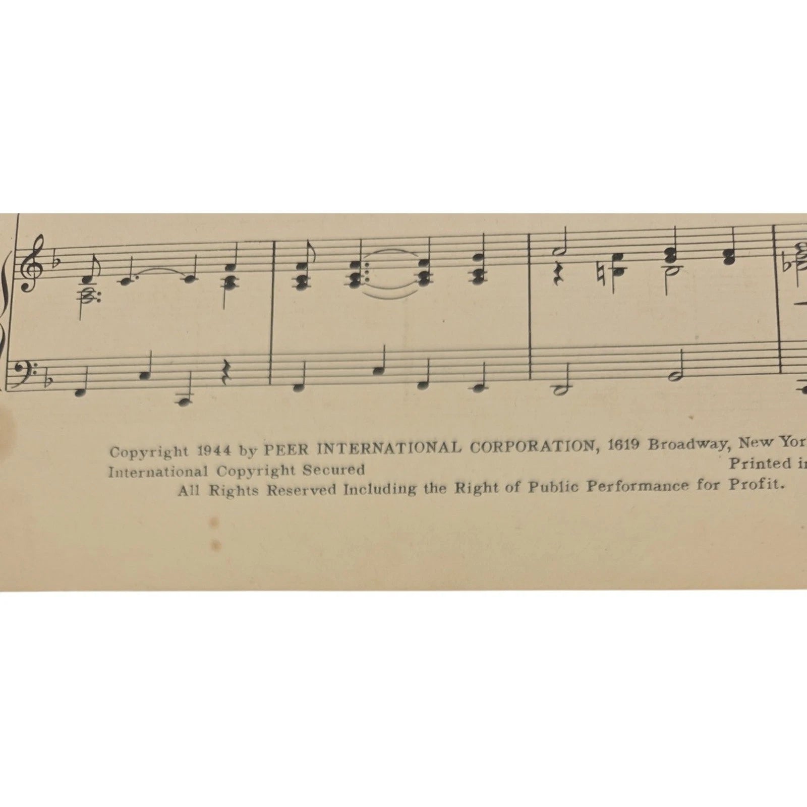 Is It Too Late Now Words and Music by Jimmie Davis 1944 Vintage Sheet Music