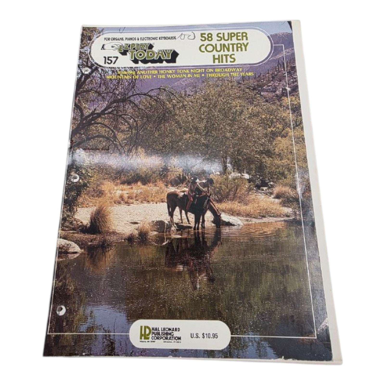E-Z Play Today No. 157 58 Super Country Hits Vintage Music Book Hal Leonard